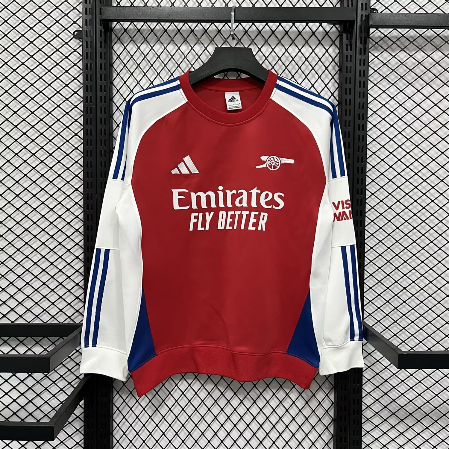 AlphaJersey-Arsenal 25-26 Home Red Unisex Pullover Hoodie