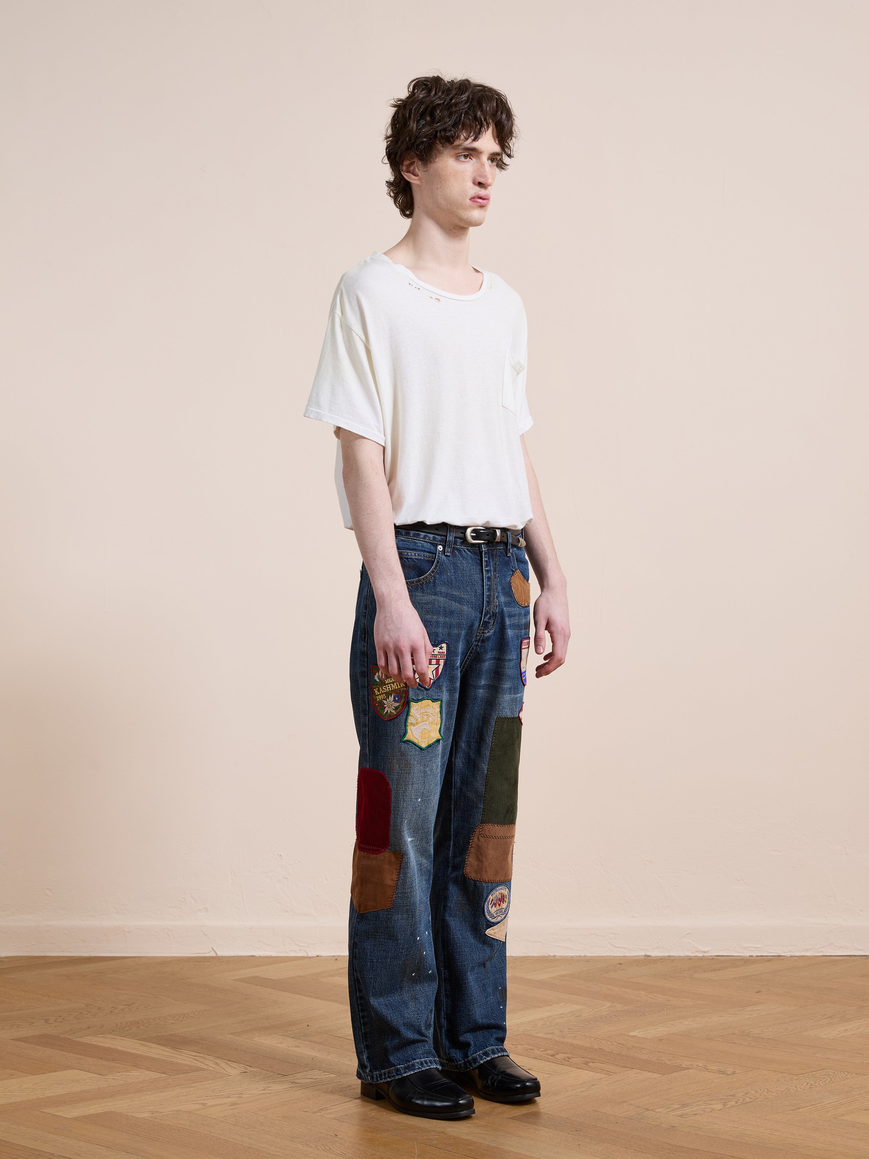 Patchwork Jeans | Modern Menswear by yycbvcnbmmnbm
