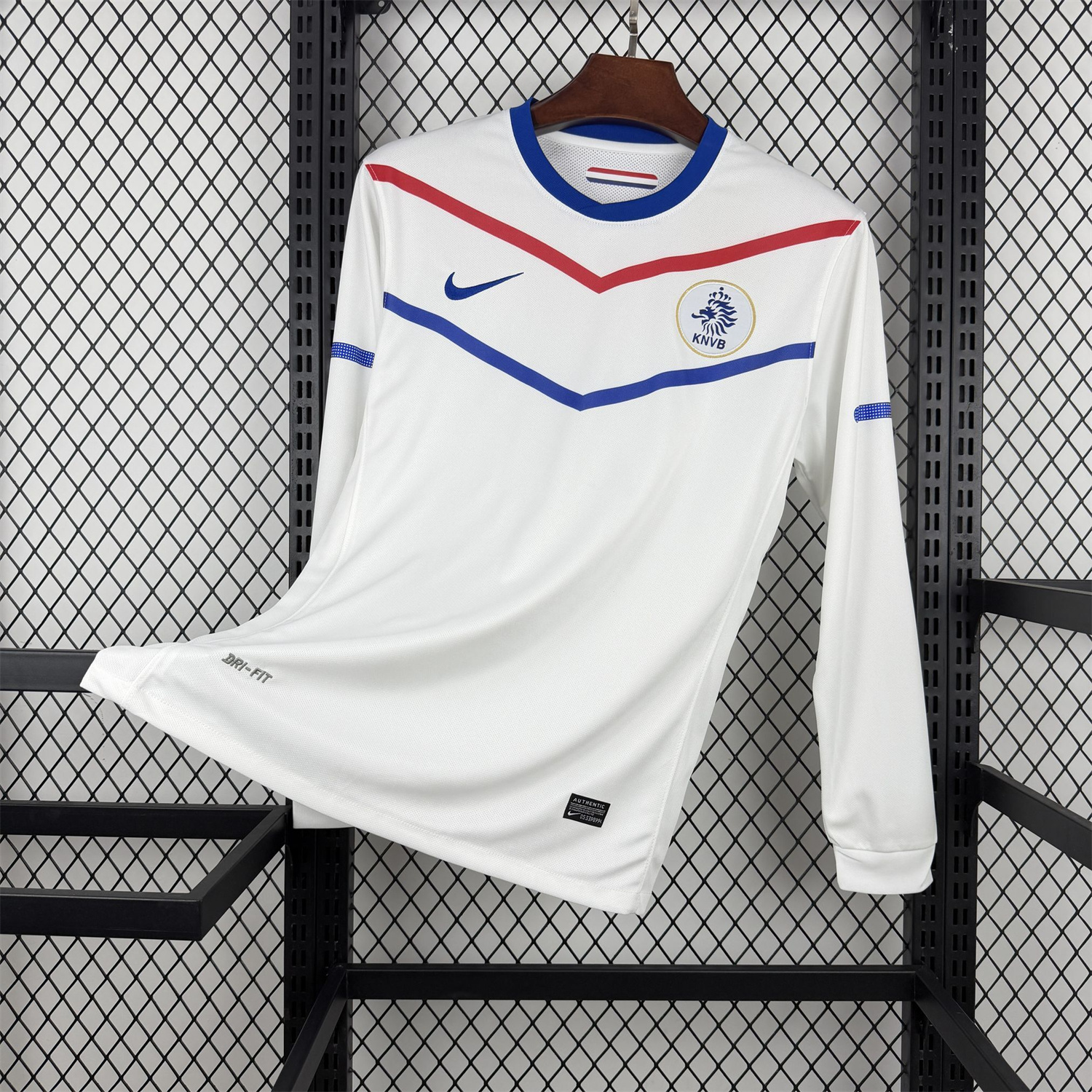 AlphaJersey-Retro France 2012 Away Long Sleeves Jersey - Fans Version
