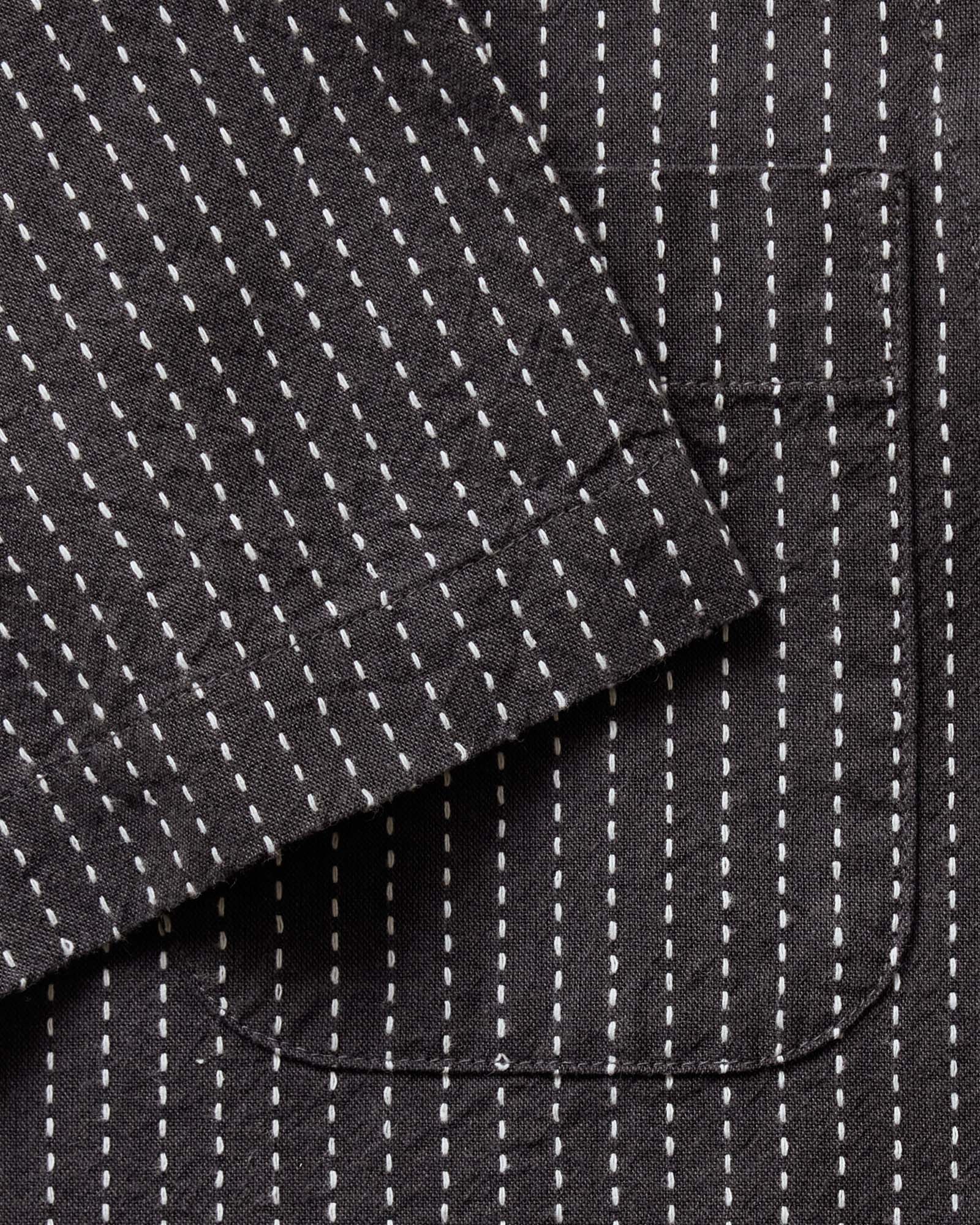 The Conrad Shirt in Pickstitch Stripe Dobby | Modern Menswear by yycbvcnbmmnbm
