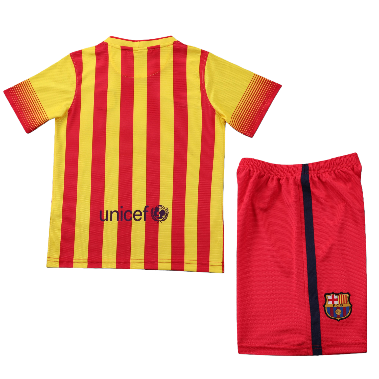 AlphaJersey-Retro Barcelona 2013-14 Away Kids Kit