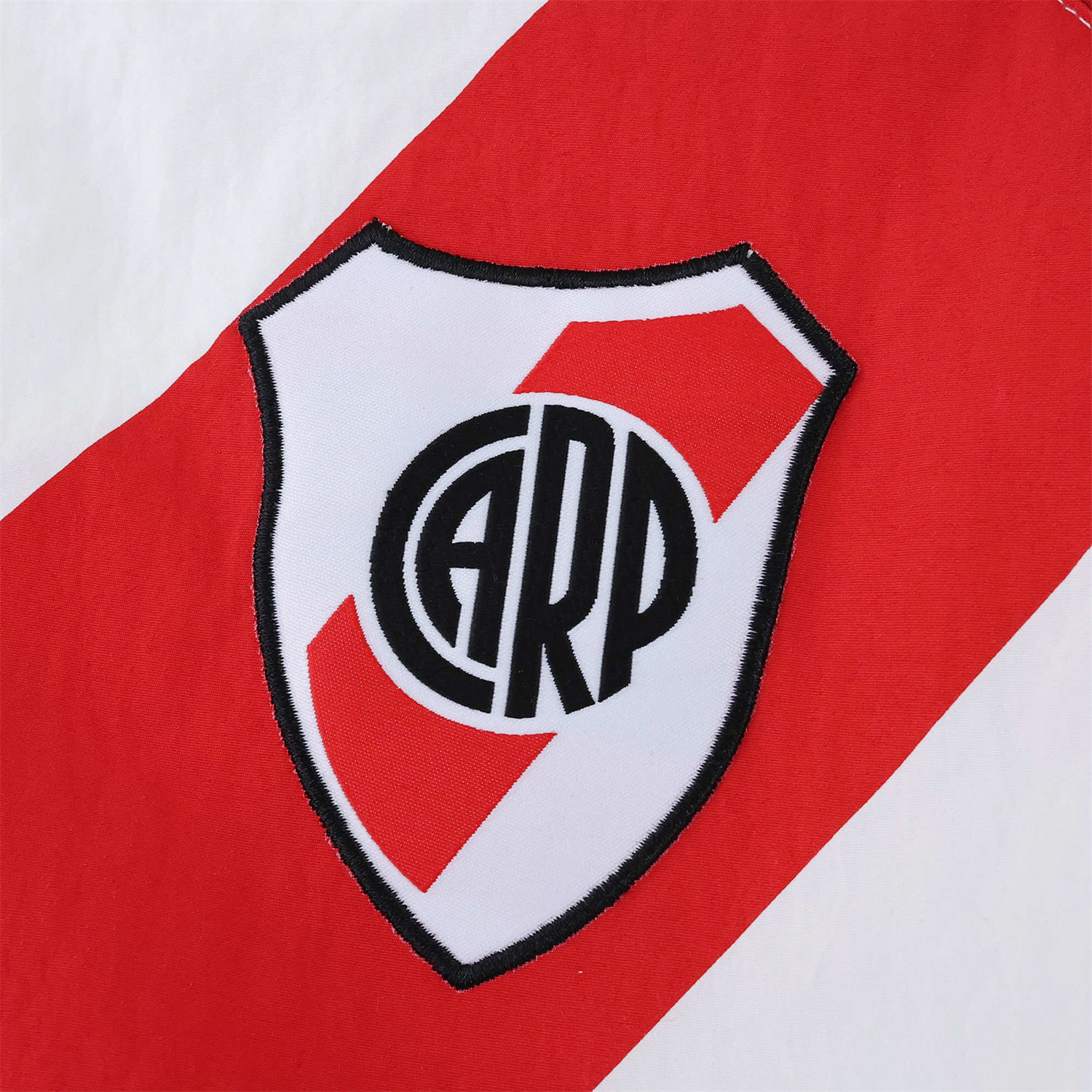 AlphaJersey-River Plate 25-26 Throwback Windbreaker Jacket - White