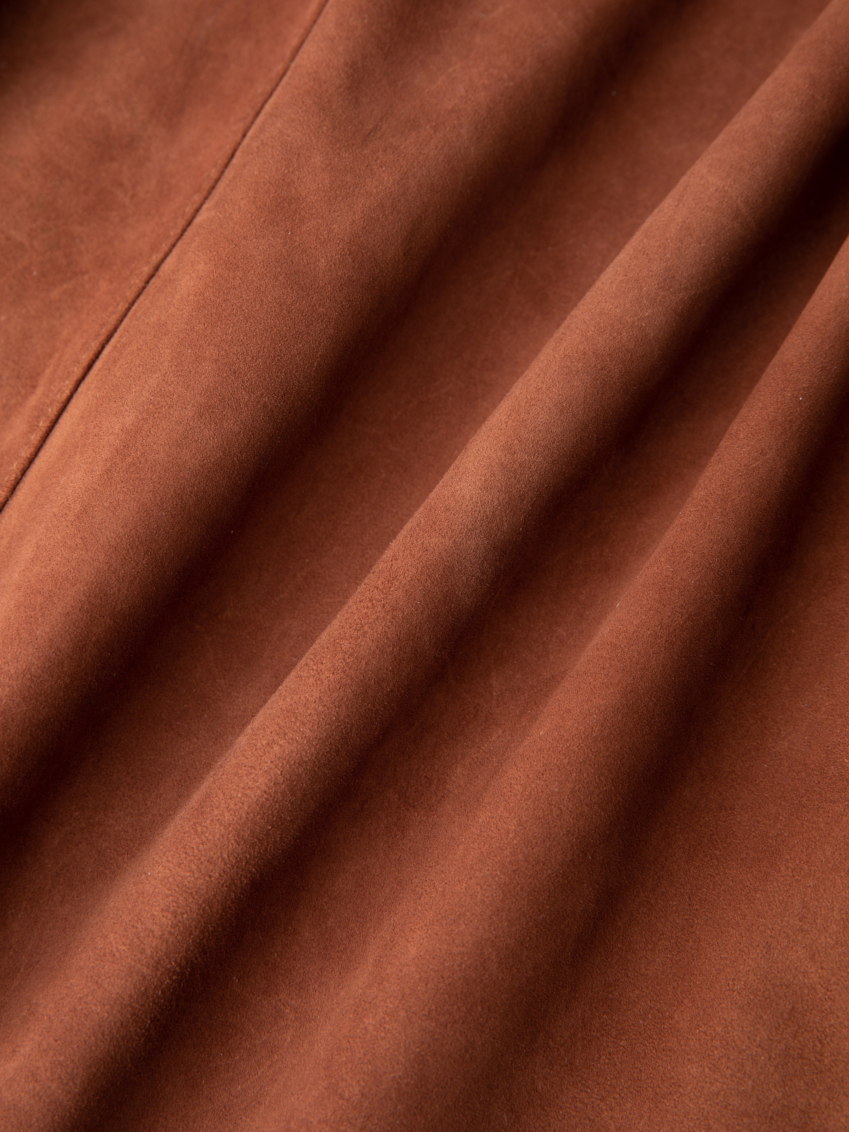 Suede Leather Camp Shirt | Modern Menswear by yycbvcnbmmnbm