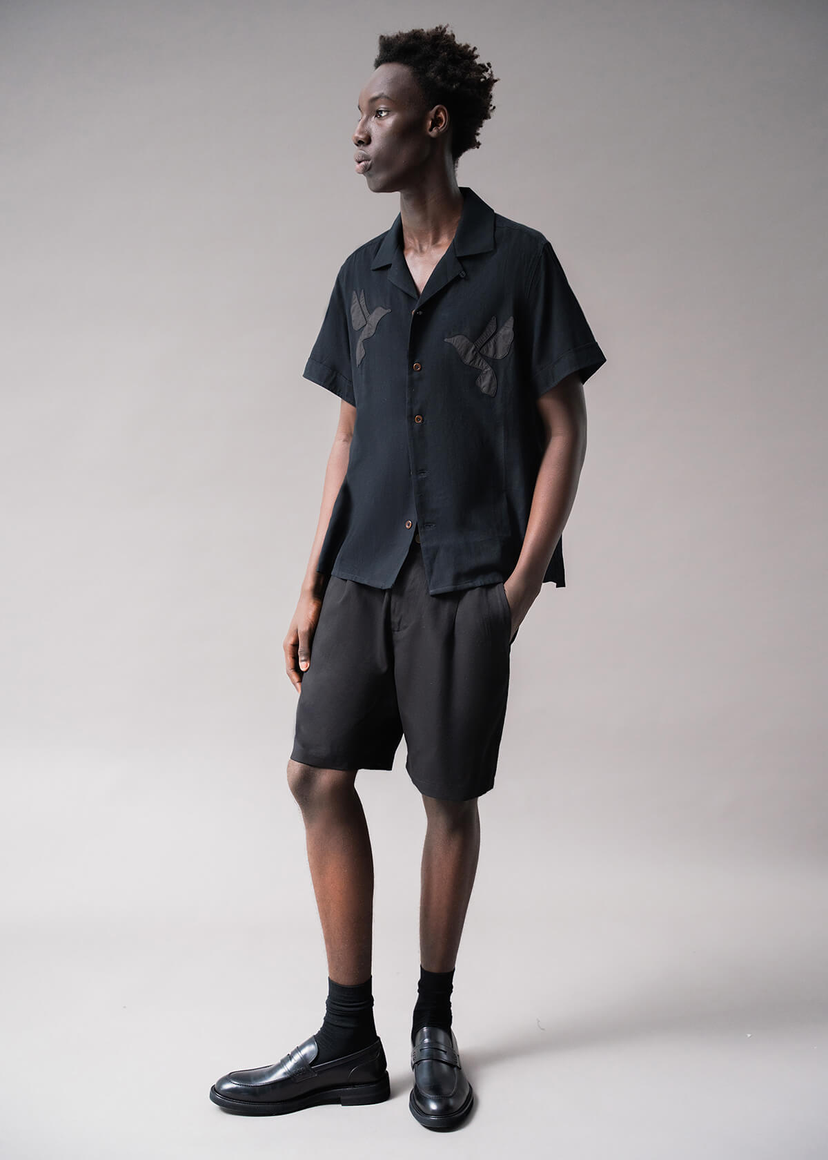 Royal Oxford Short Black | Modern Menswear by yycbvcnbmmnbm