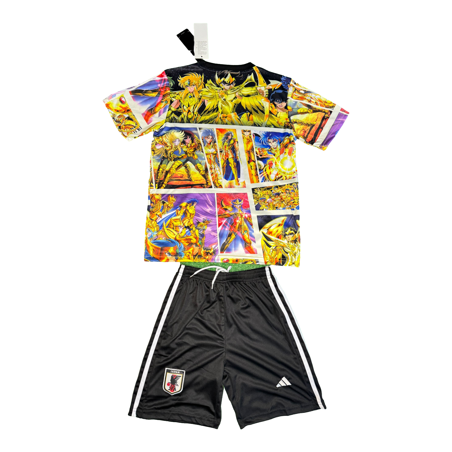AlphaJersey-Japan 25-26 Saint Seiya Yellow Special Kids Kit