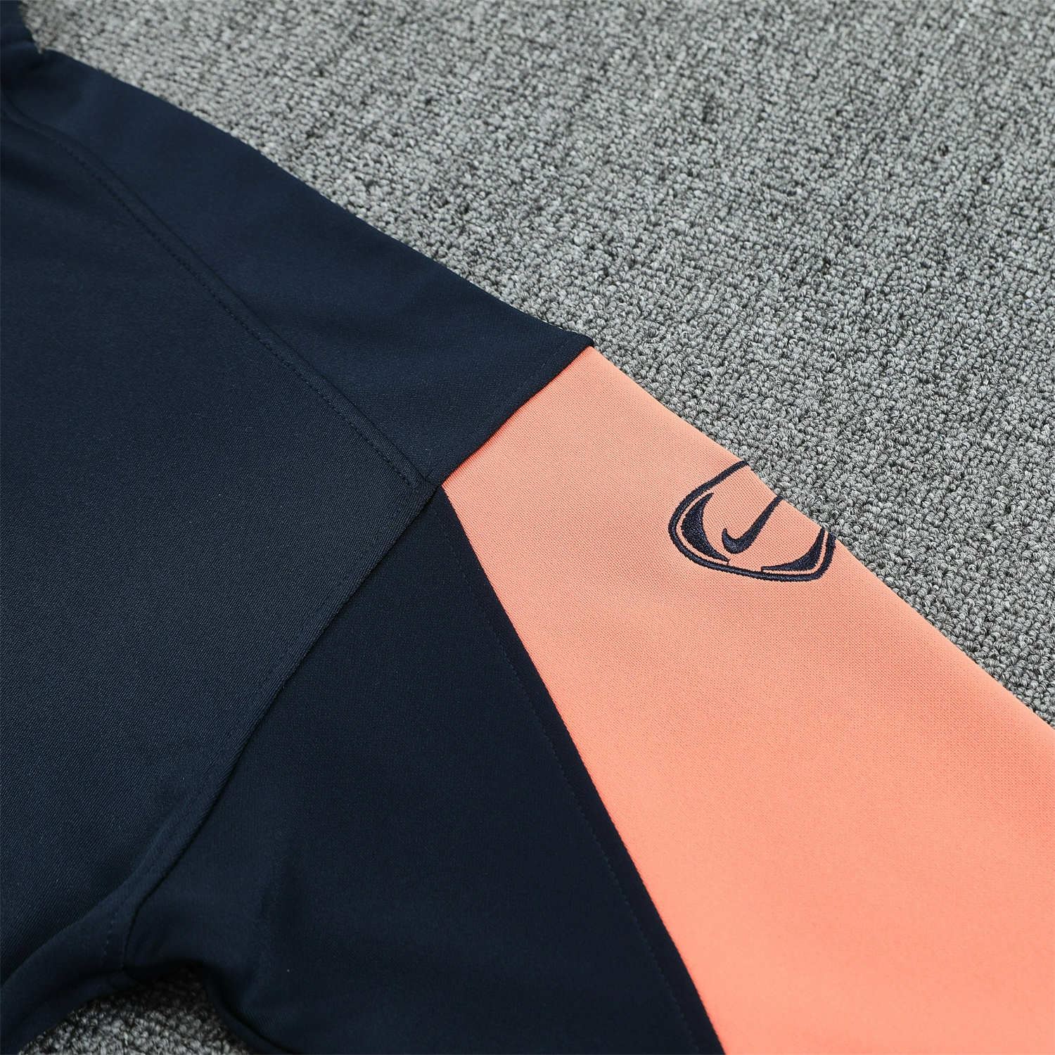 AlphaJersey-Barcelona 25-26 Jacket Training Tracksuit - Black Orange Jackets & Black Pants