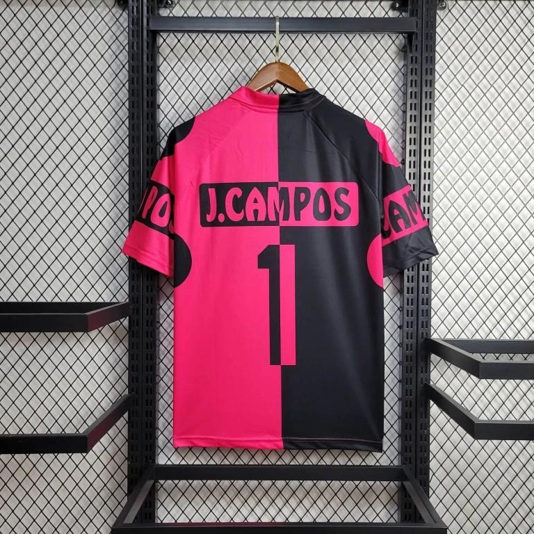 AlphaJersey-Retro Mexico 1998 World Cup Goalkeeper Pink Black Jersey
