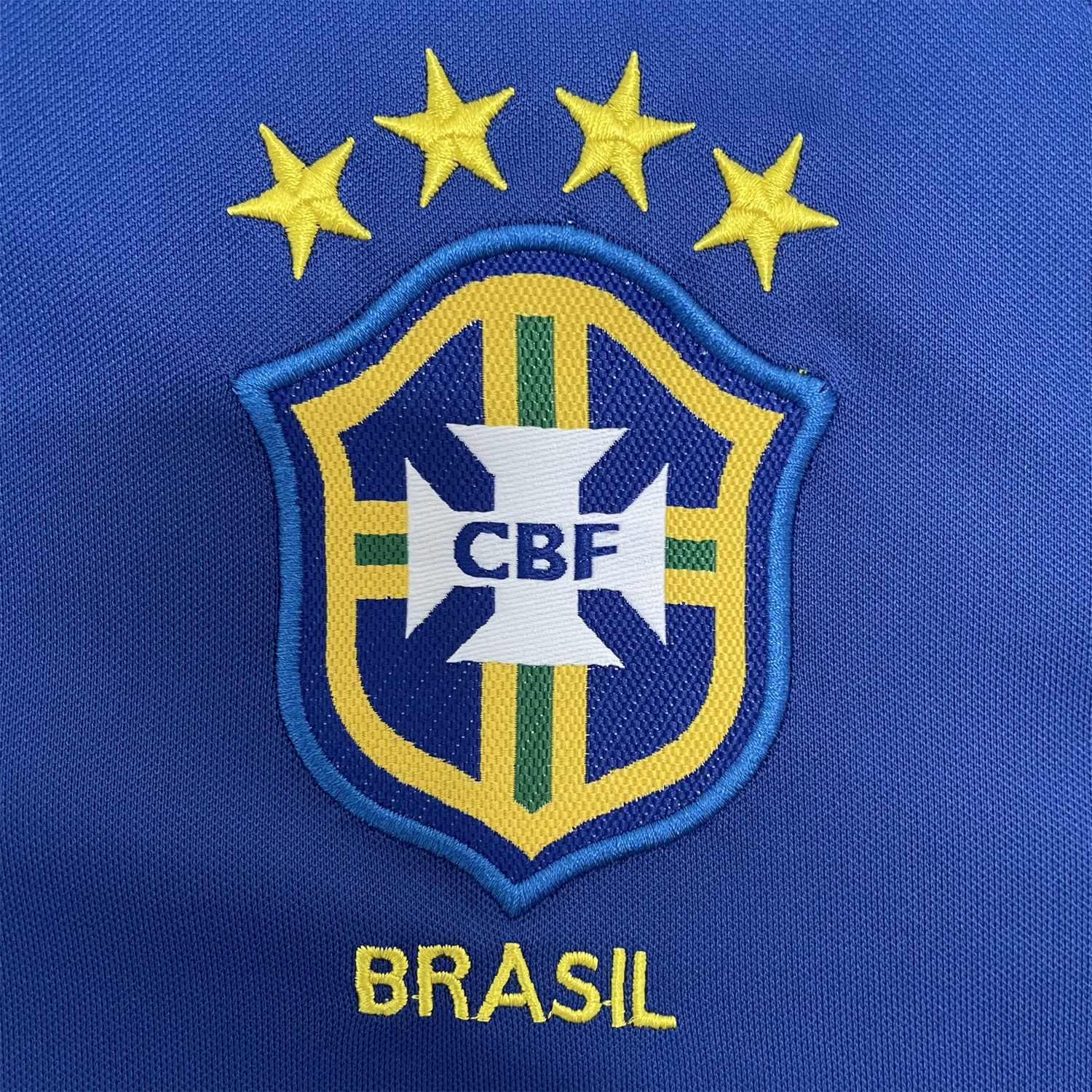 AlphaJersey-Retro Brazil 2002 Away Long Sleeves Jersey