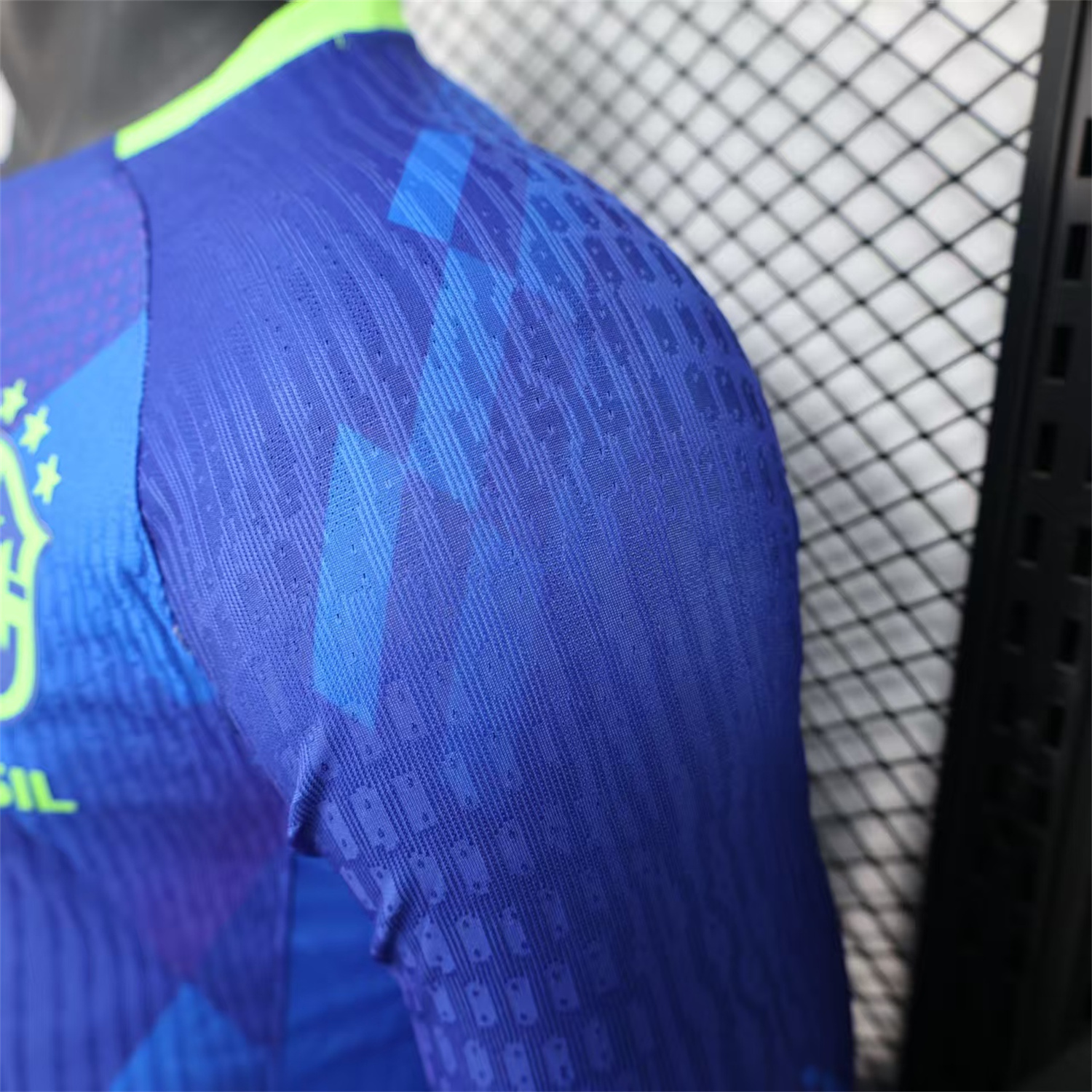 AlphaJersey-Brazil 2025 Women's Team Away Long Sleeves Jersey - Men's Player Version