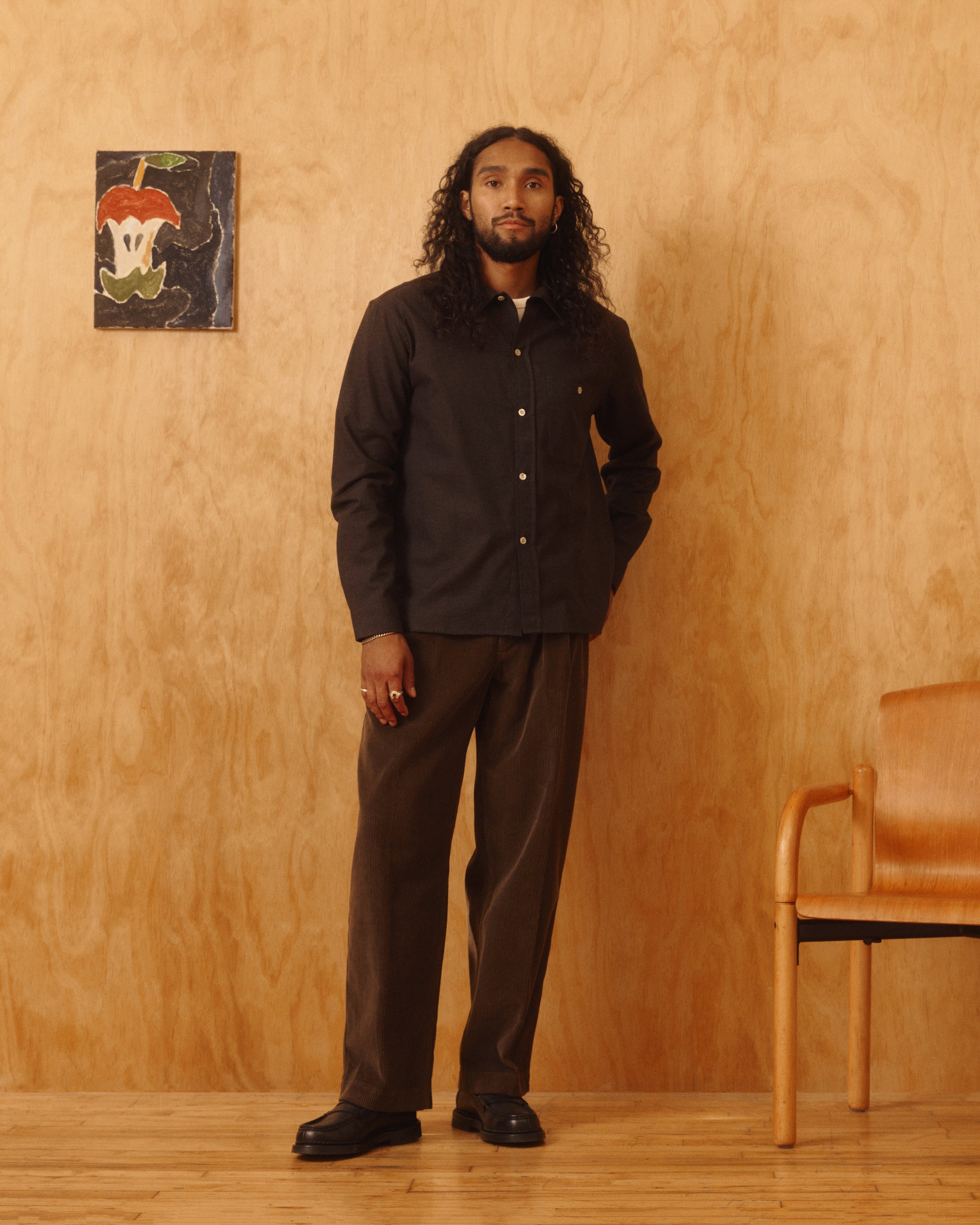 Canal Pleated Corduroy Cotton Pant | Modern Menswear by yycbvcnbmmnbm