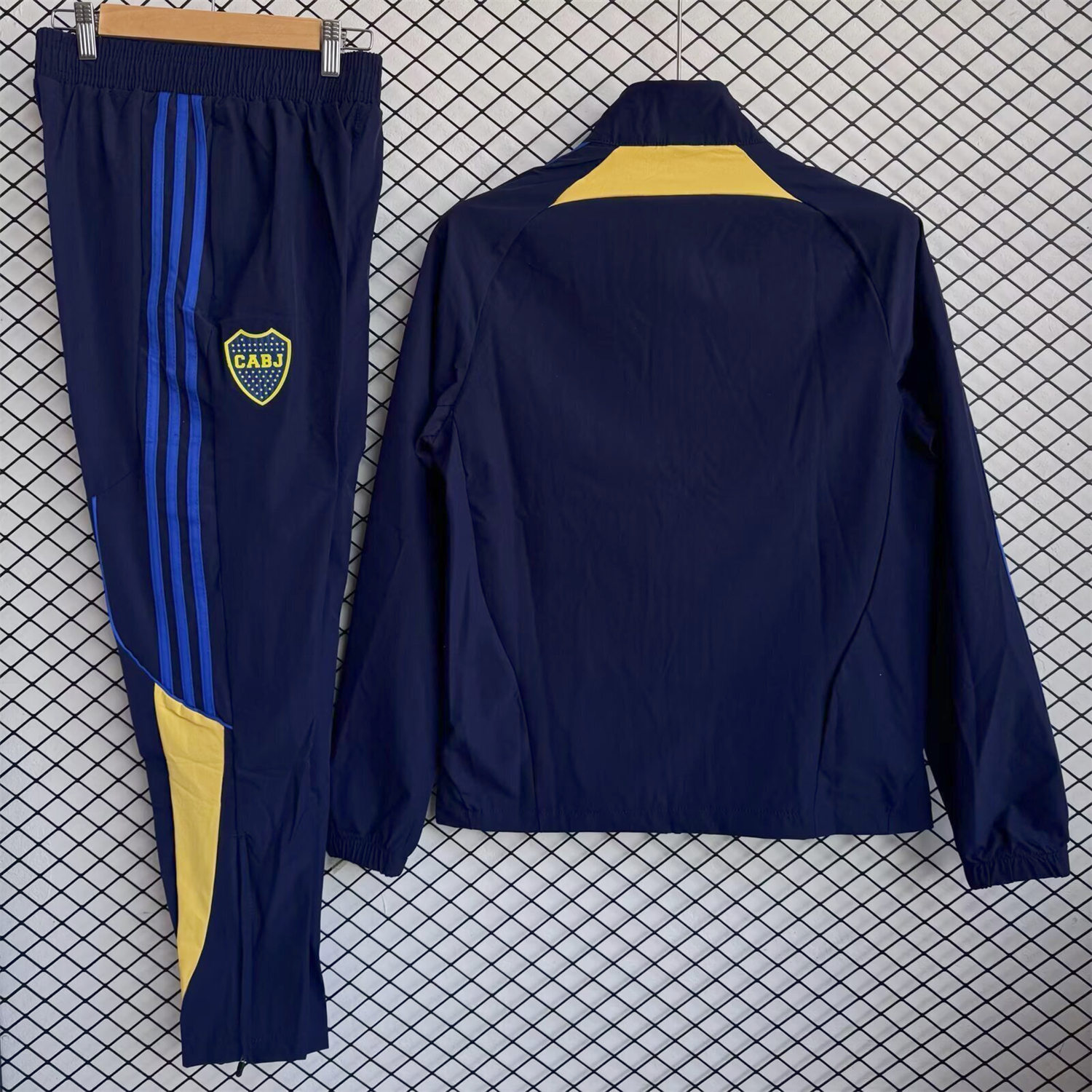 AlphaJersey-Boca Juniors 25-26 Windbreaker Training Set - Deep Blue Top and Pants