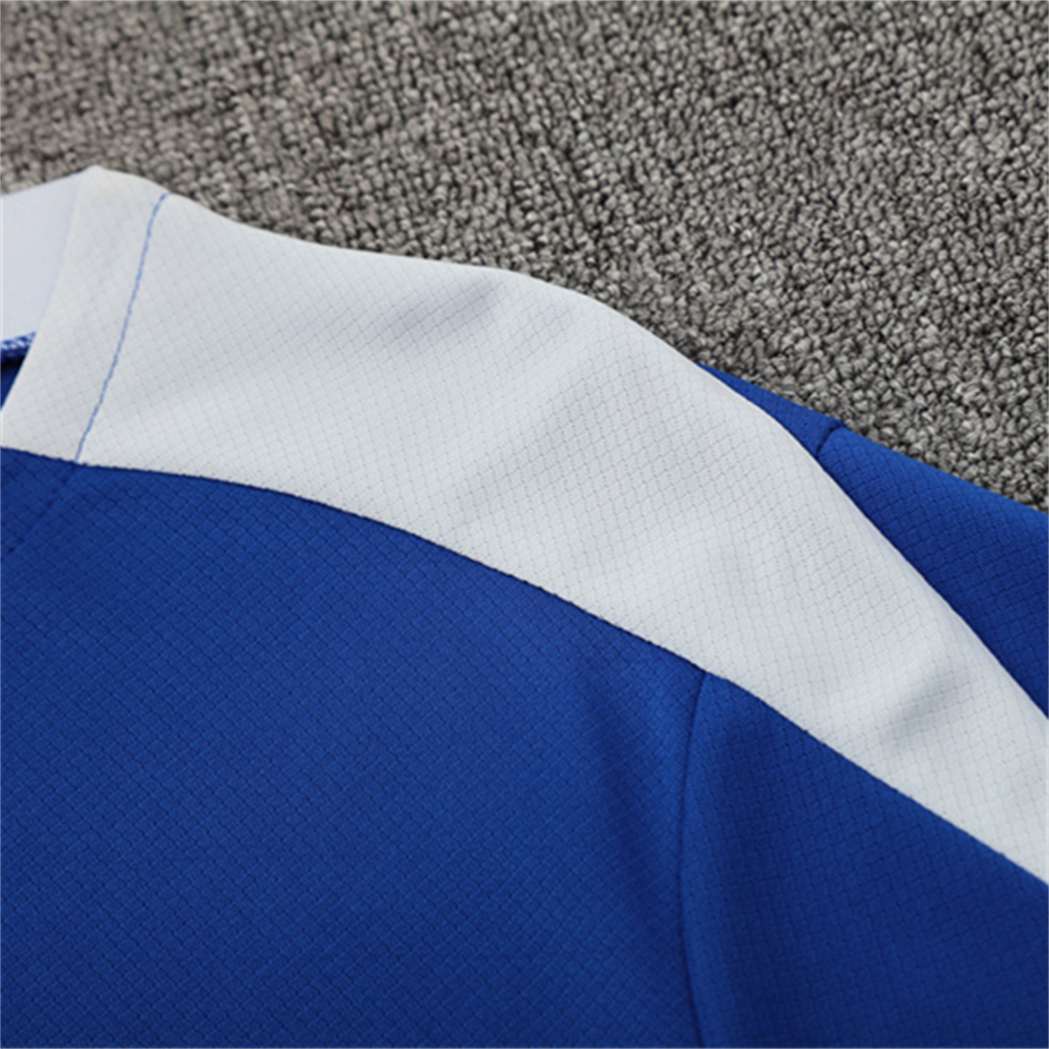 AlphaJersey-C.H.E.L.S.E.A 25-26 Kids Short-Sleeve Training Set - Blue Top & Black Shorts