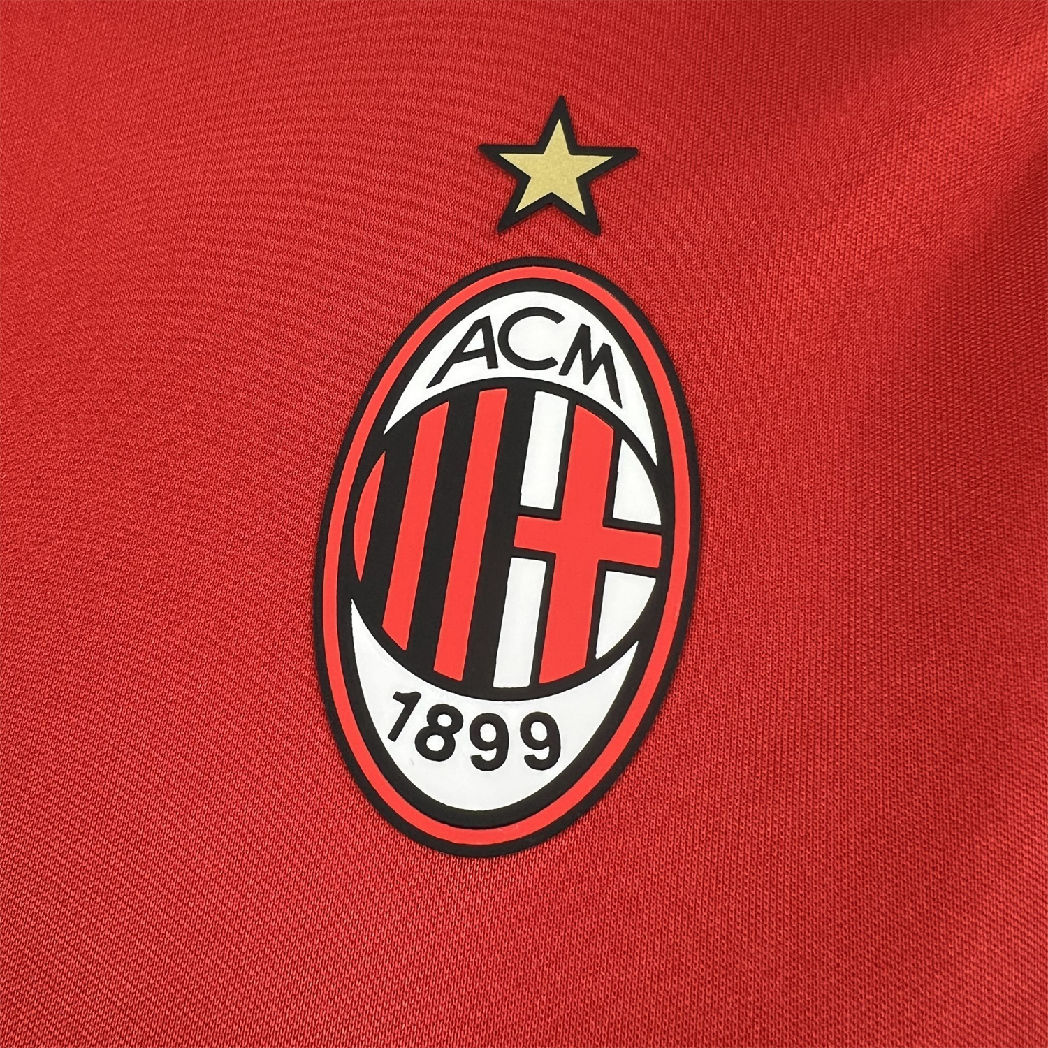 AlphaJersey-AC Milan 25-26 Fourth Red Long Sleeves Jersey - Fans Version