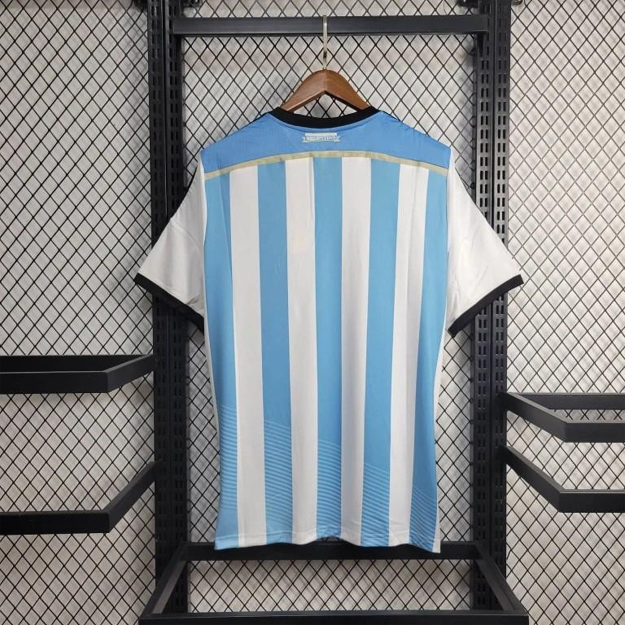 AlphaJersey-Retro Argentina 2014 Home Stadium Jersey