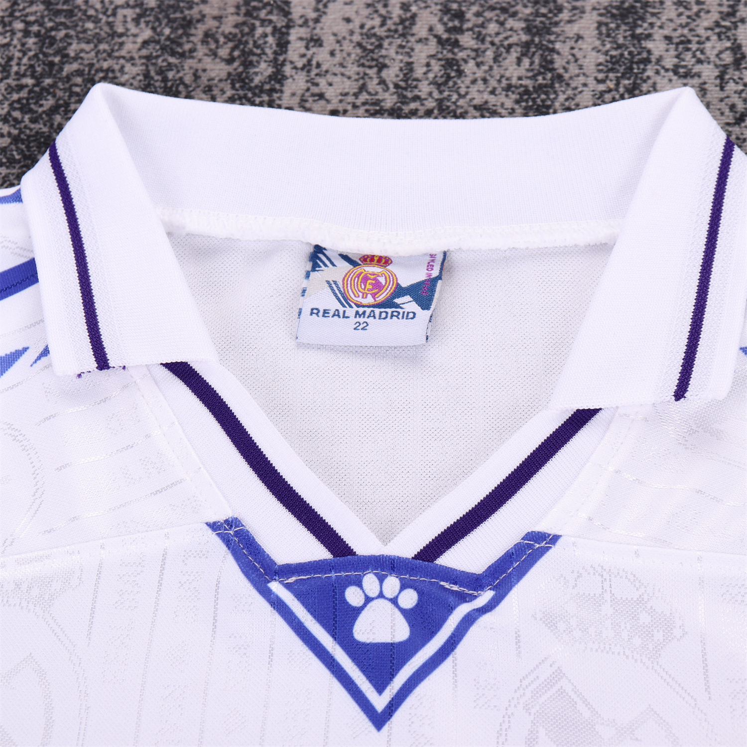 AlphaJersey-Retro Real Madrid 96-97 Home Kids Kit
