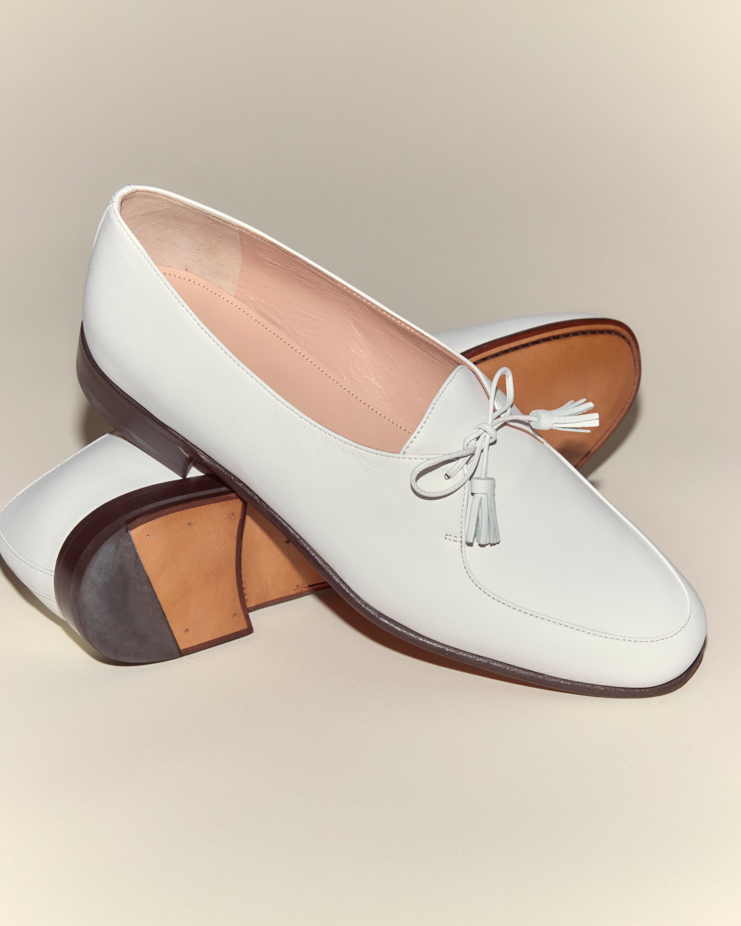 Tassel Shoes - White | Modern Menswear by yycbvcnbmmnbm