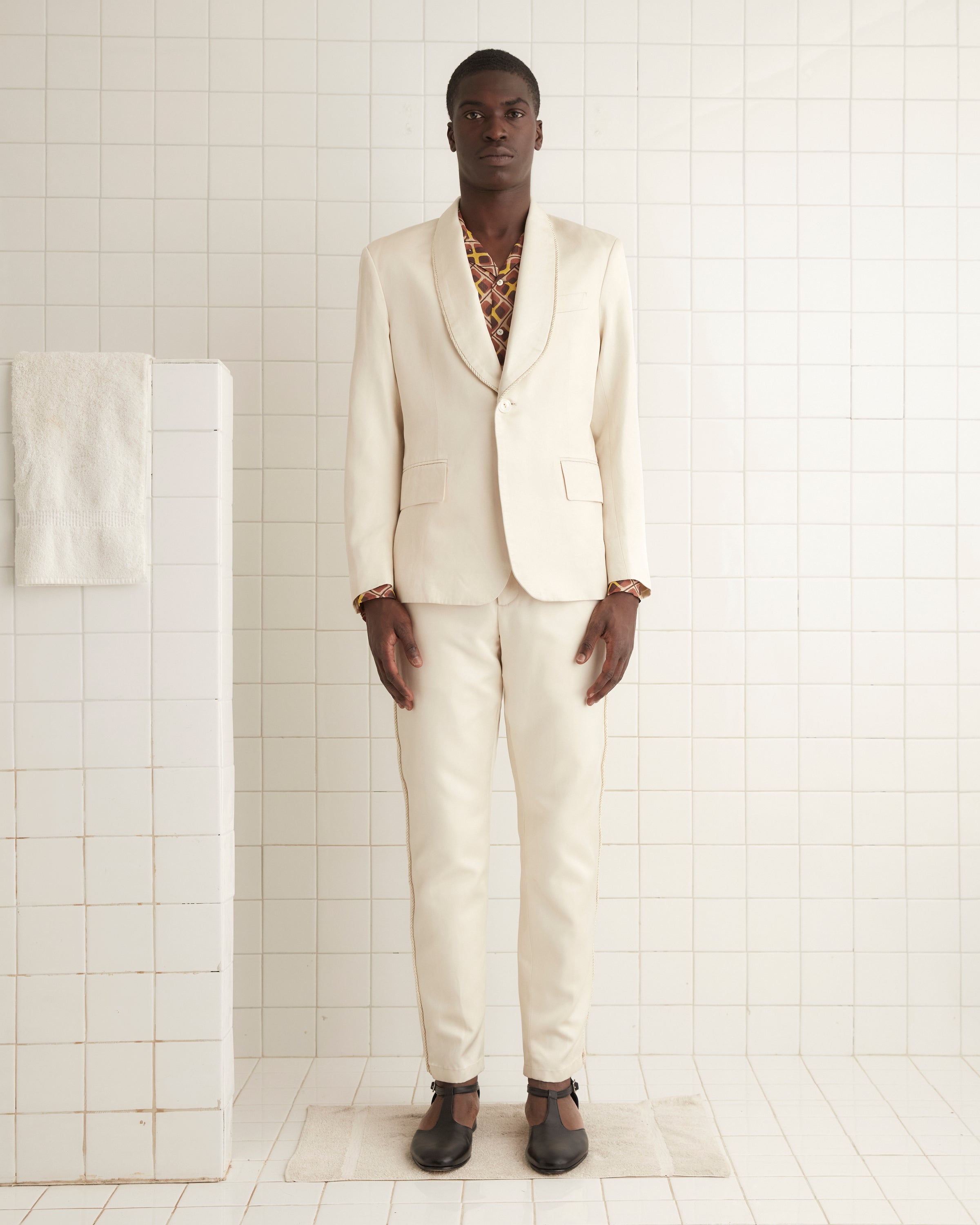 Roping Shawl Collar Tuxedo Jacket | Modern Menswear by yycbvcnbmmnbm