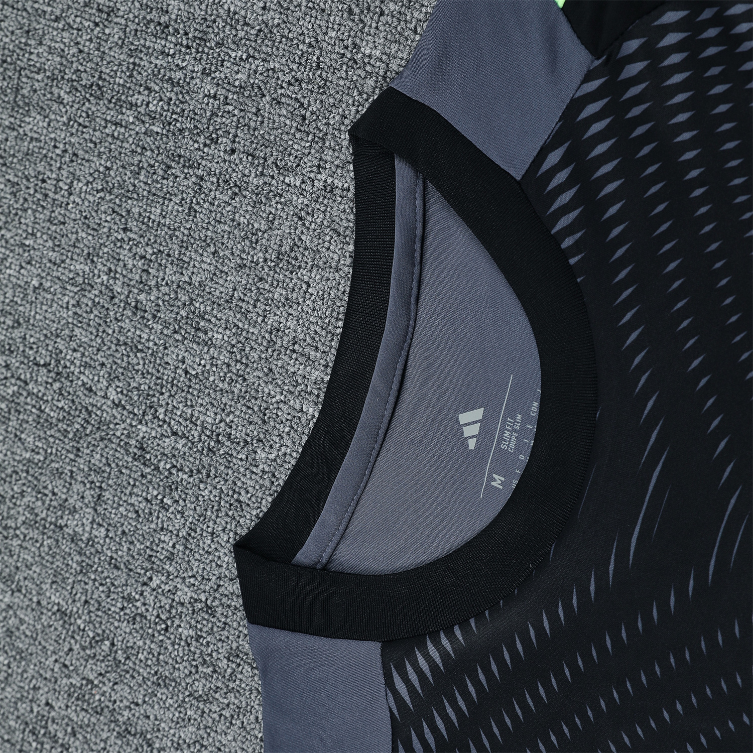 AlphaJersey-Real Madrid 25-26 Long-Sleeve Training Set - Deep Gray Top & Gray Shorts