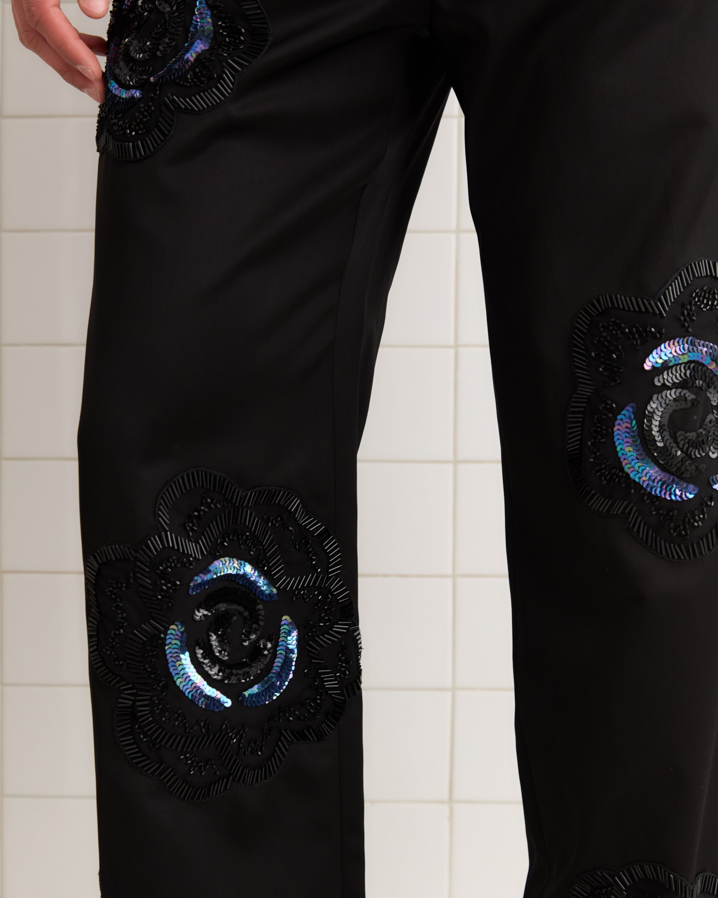 Poppy Suiting Trousers - Black | Modern Menswear by yycbvcnbmmnbm