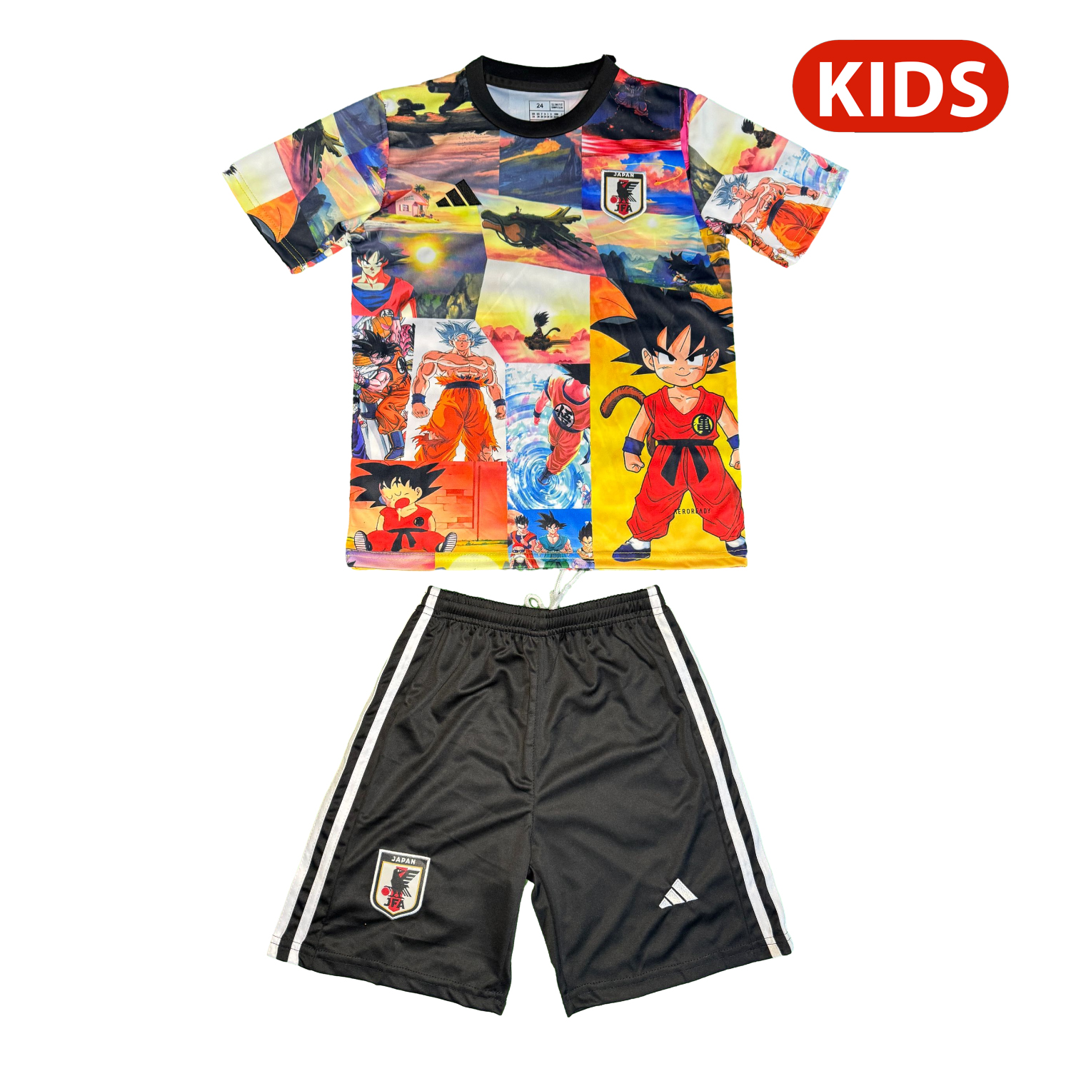 AlphaJersey-Japan 25-26 Dragon Ball Famous Scene Special Kids Kit
