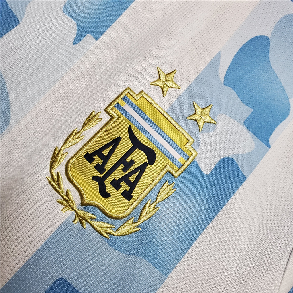 AlphaJersey-Retro Argentina 2021 Home Stadium Jersey