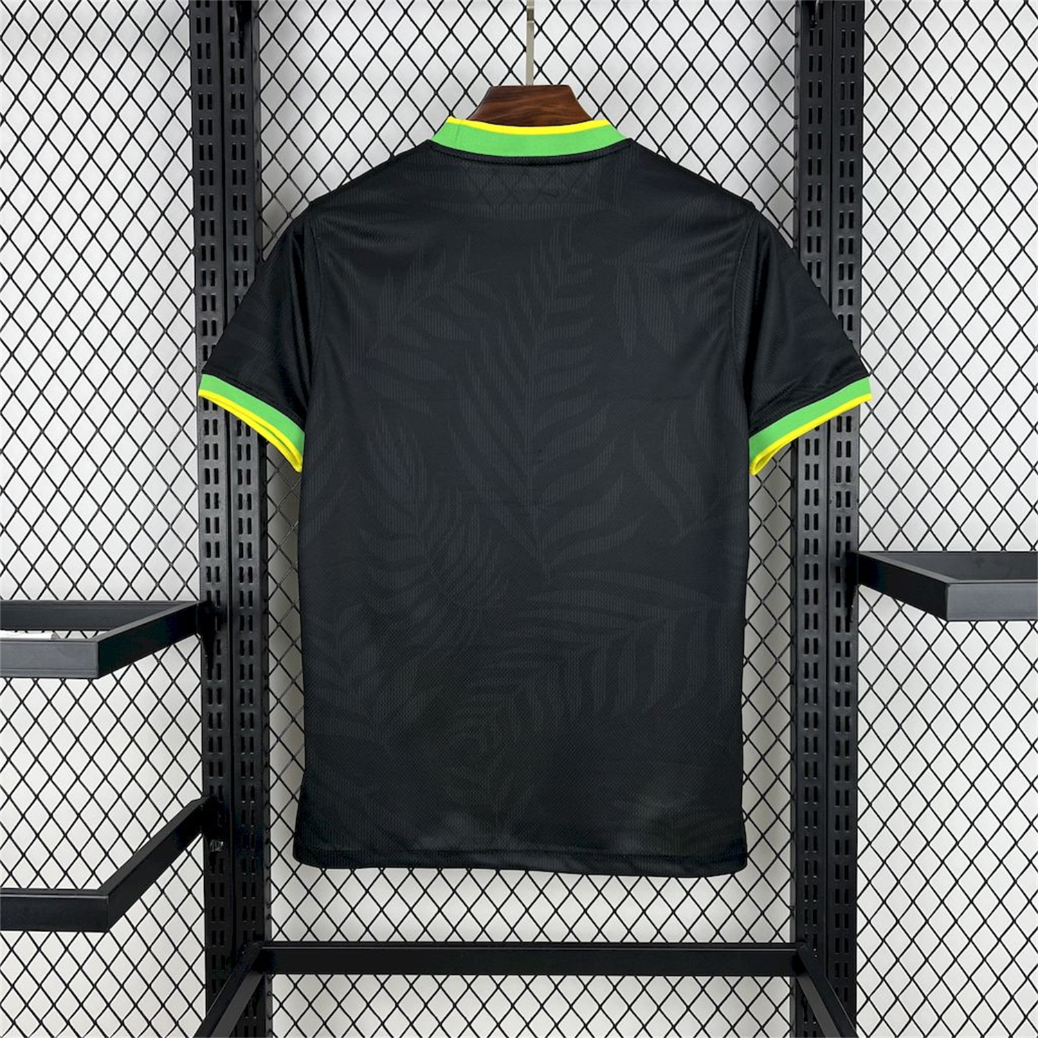 AlphaJersey-Brazil 25-26 Yellow Dove Black Jersey - Fans Version