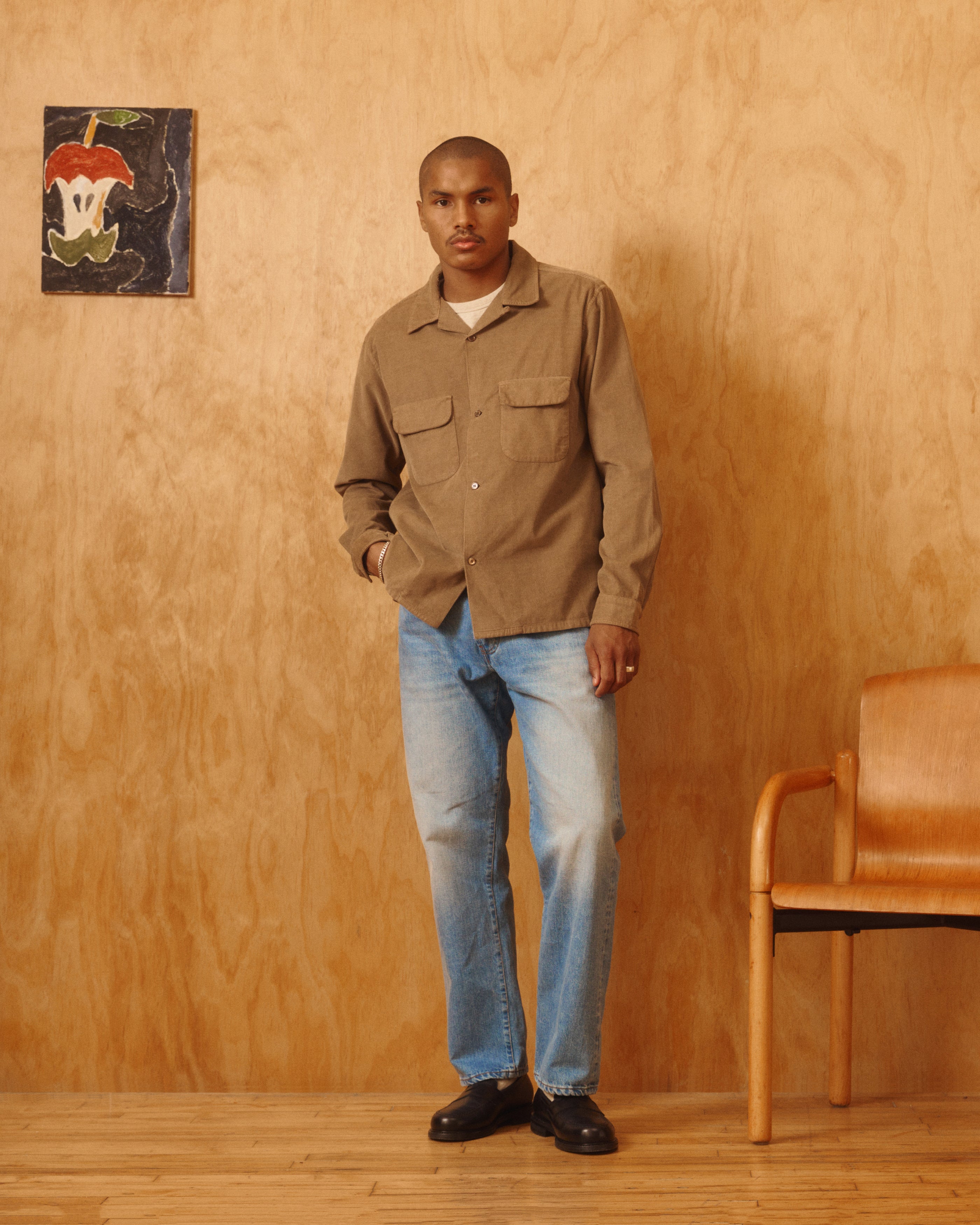 Penny Corduroy Cotton Shirt | Modern Menswear by yycbvcnbmmnbm