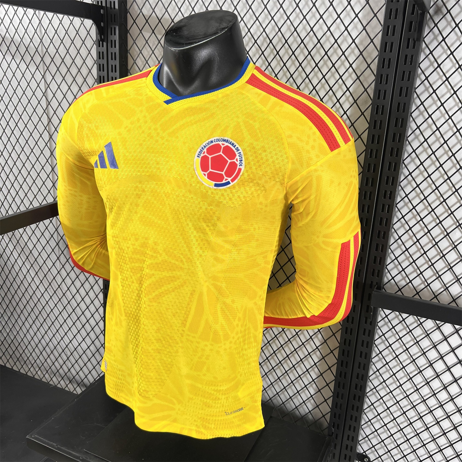 AlphaJersey-Colombia 2026 Home Long Sleeves Jersey - Player Version
