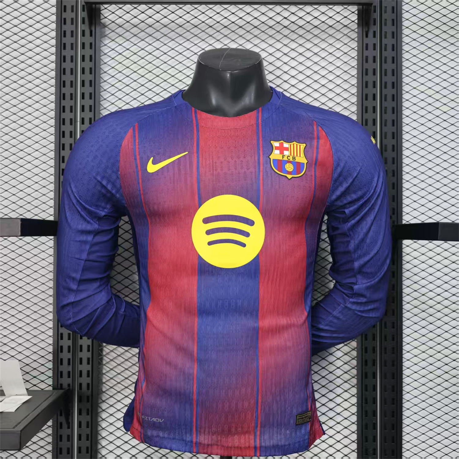 AlphaJersey-Barcelona 25-26 Home Long Sleeves Jersey (Leaked Version 2) - Player Version