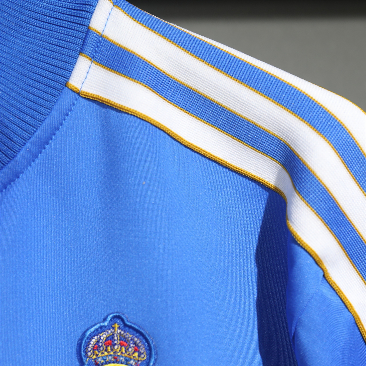 AlphaJersey-Real Madrid 25-26 Pure Color Training Set - Blue Top and Blue Pants