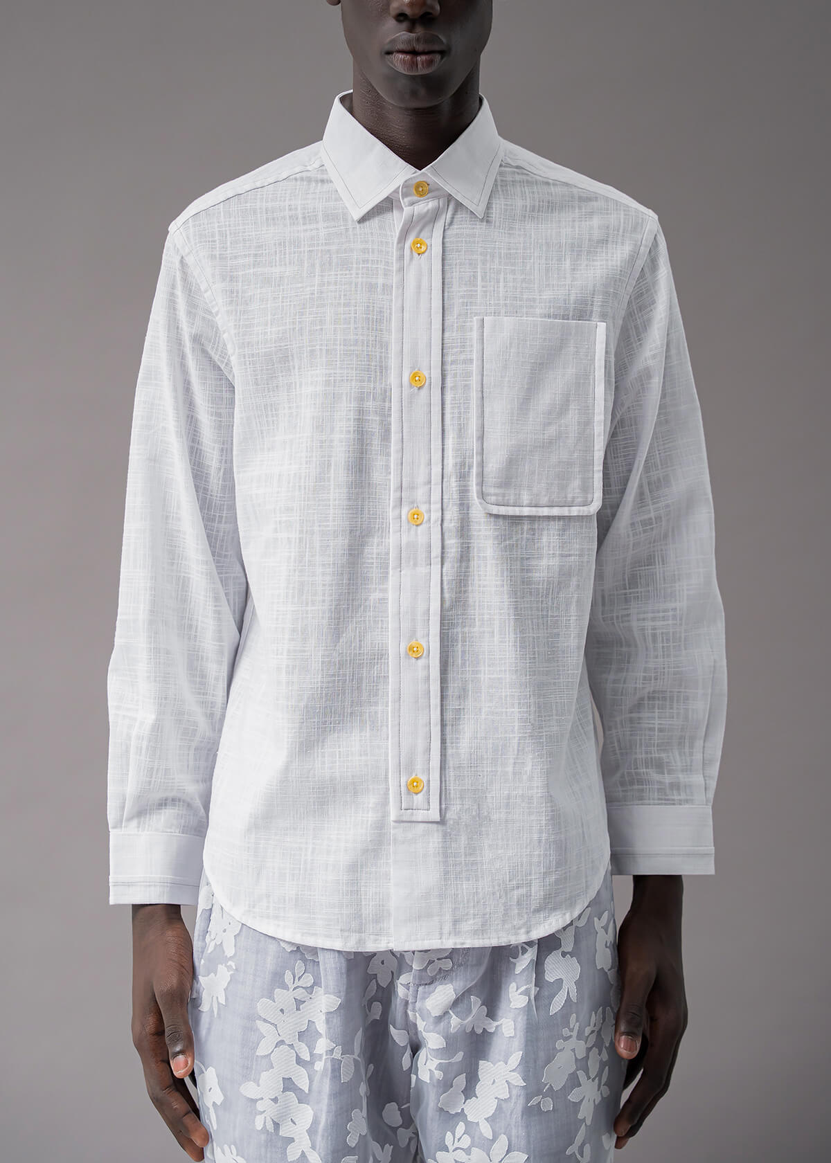 Feather Cross-X White | Modern Menswear by yycbvcnbmmnbm