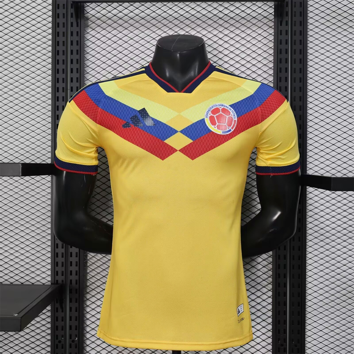 AlphaJersey-Colombia 2026 Shoulder Stripes Special Jersey - Player Version