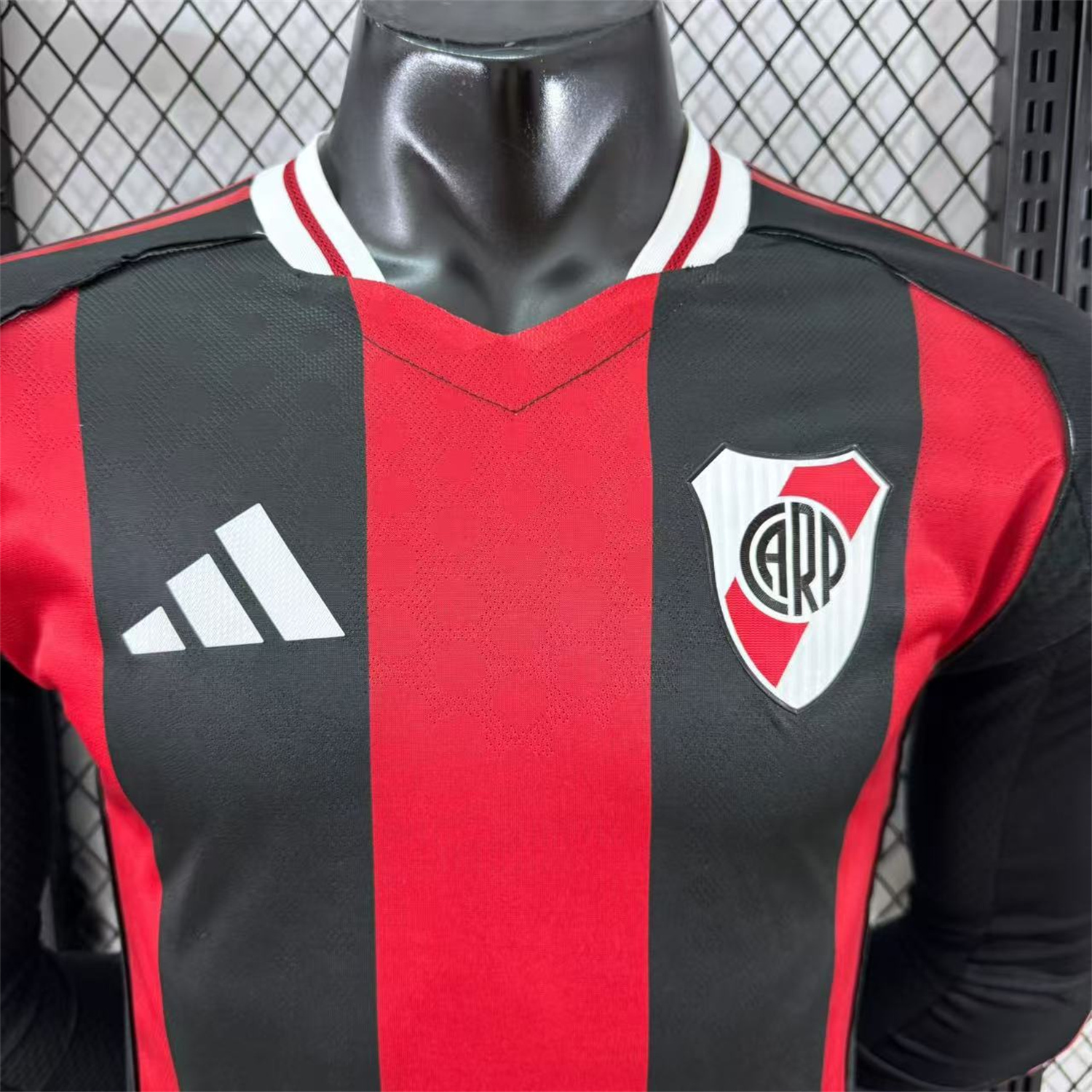AlphaJersey-River Plate 25-26 Away Unsponsored Long Sleeves Jersey - Player Version