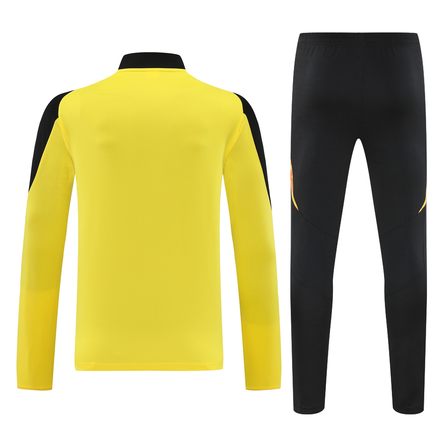 AlphaJersey-Atletico Mineiro 25-26 Long Sleeve Training Set - Yellow Top & Black Pants