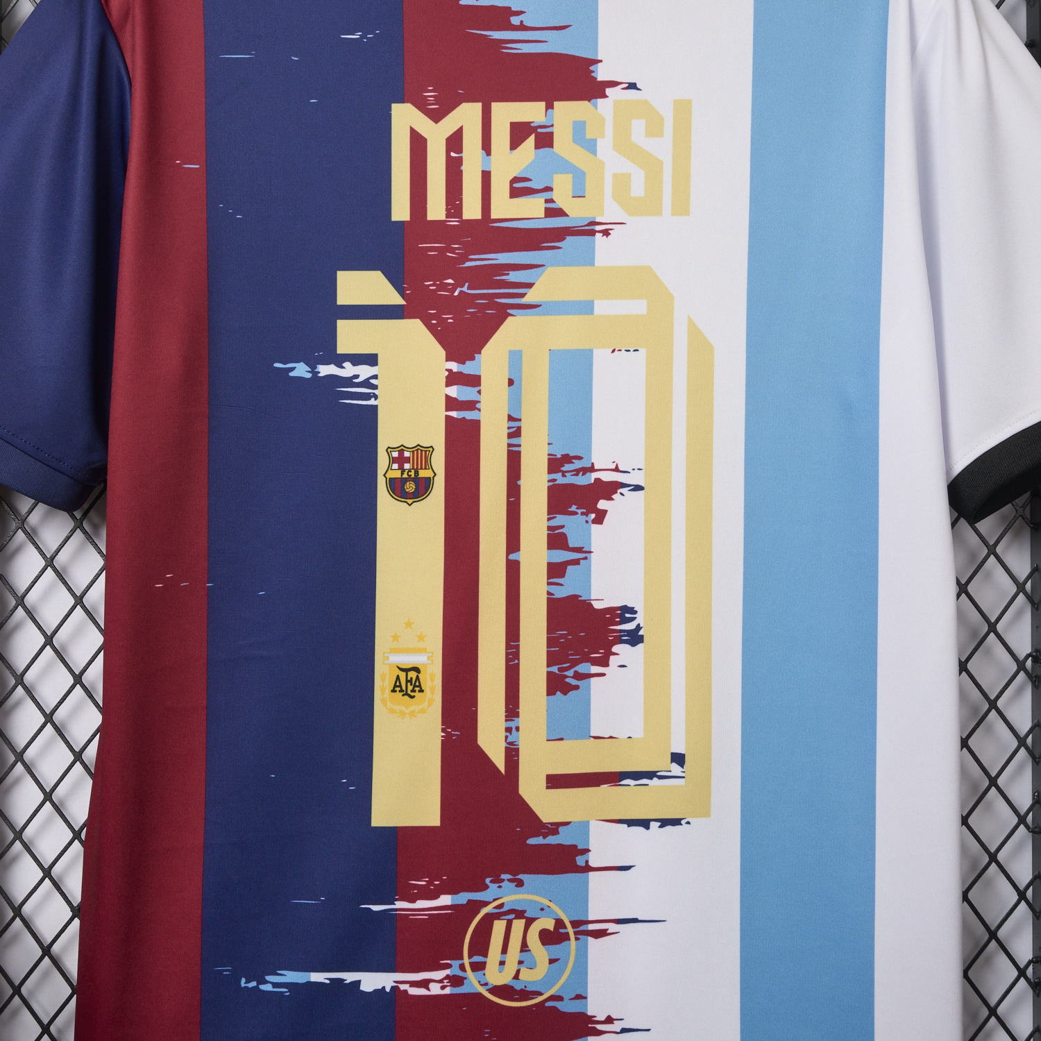 AlphaJersey-Messi Argentina & Barcelona Special Jersey - Fans Version