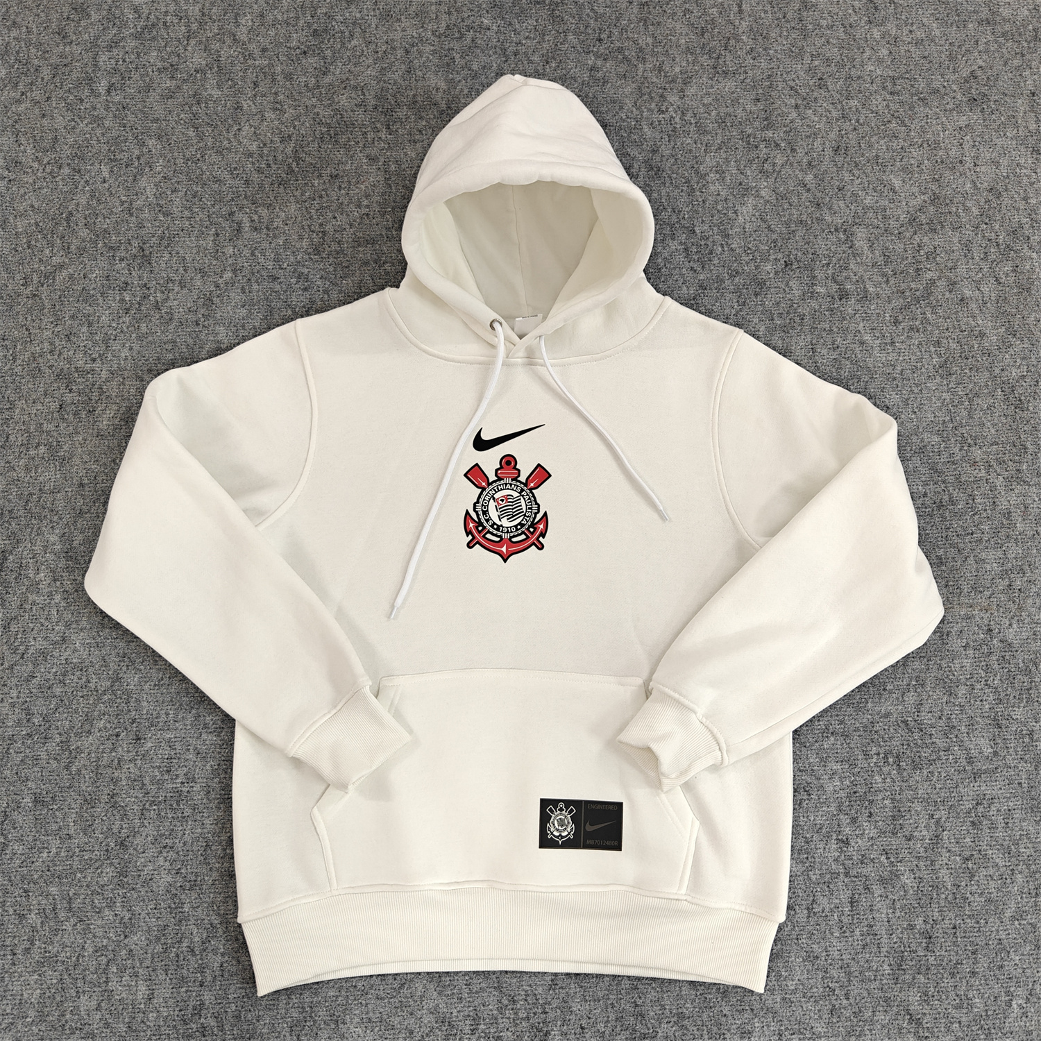 AlphaJersey-Corinthians 25-26 Home Unisex Pullover Hoodie