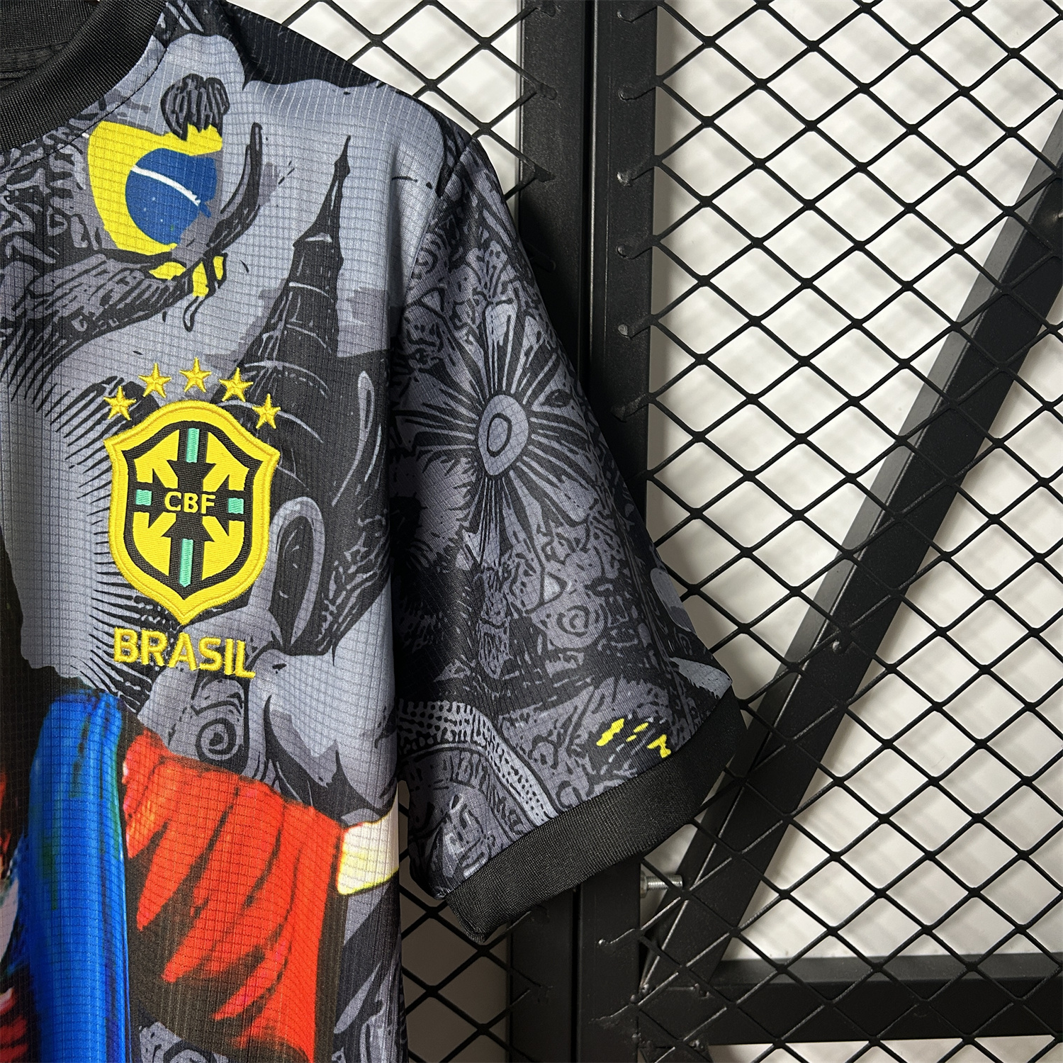 AlphaJersey-Brazil 25-26 Colorful Jesus Statue Special Jersey - Fans Version