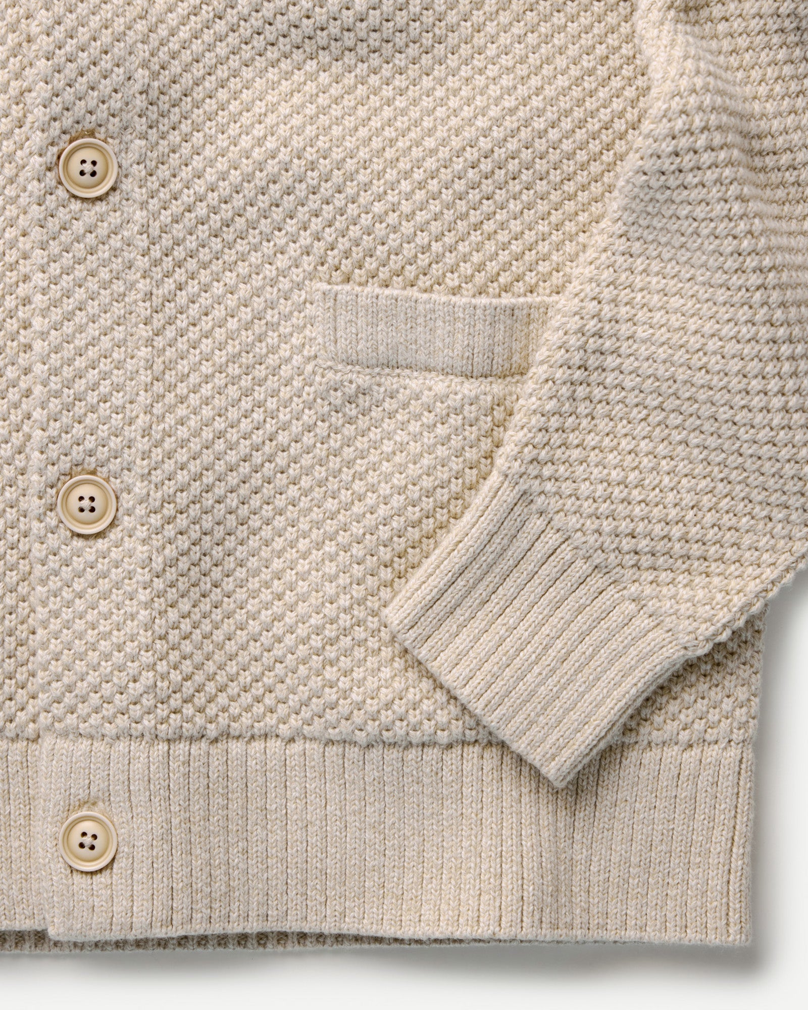 The Crawford Sweater in Marled Natural | Modern Menswear by yycbvcnbmmnbm