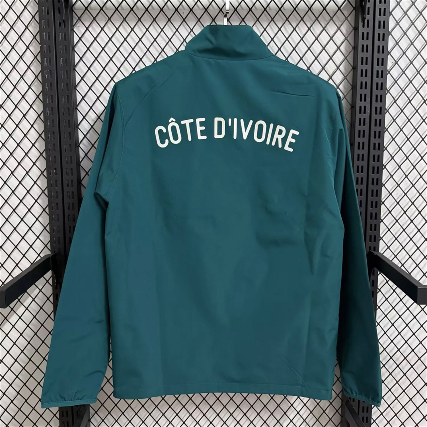 AlphaJersey-Ivory Coast 2026 Pre-Match Double Sided Reversible Windbreaker - Orange