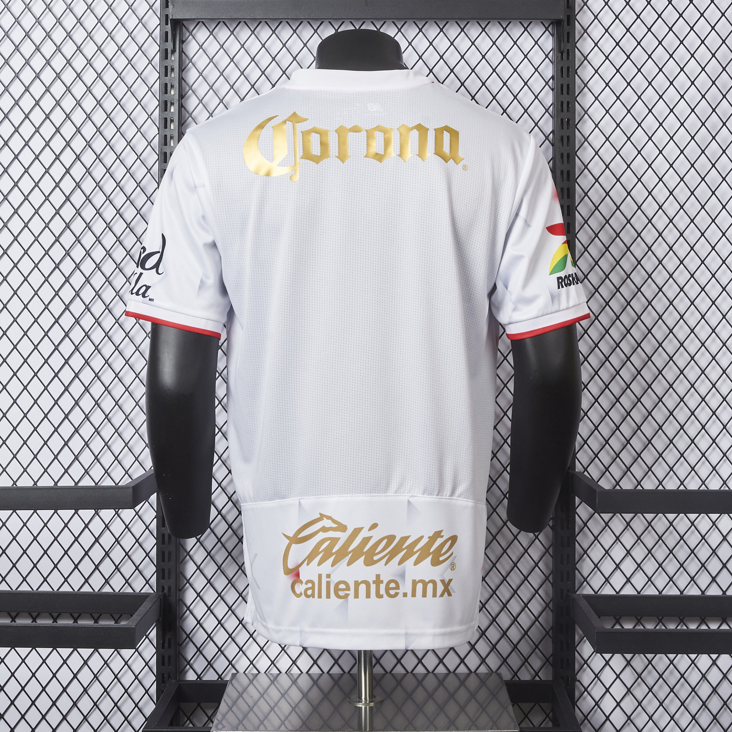 AlphaJersey-Toluca 25-26 Away White Jersey - Player Version