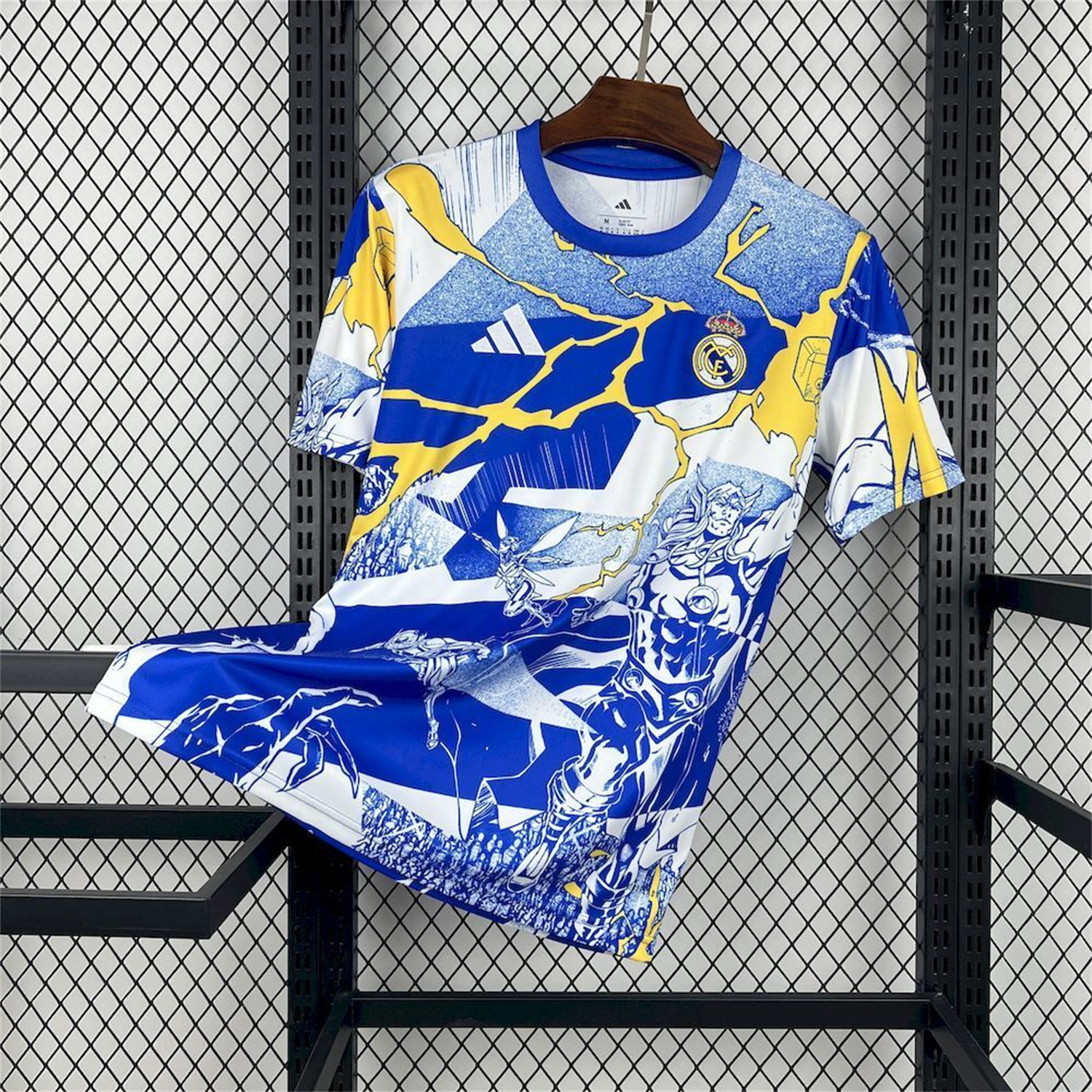 AlphaJersey-Real Madrid 25-26 Comics Blue And White Special Jersey - Fans Version
