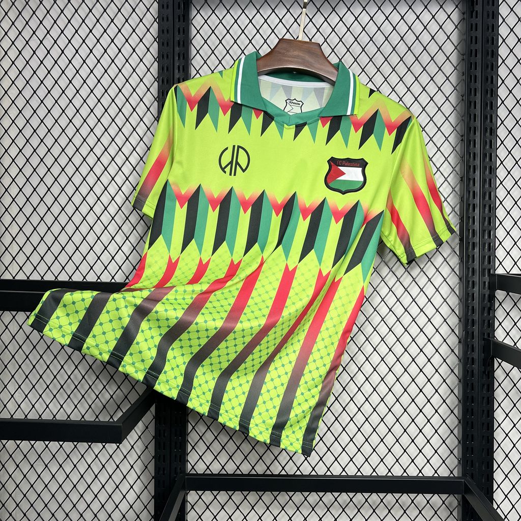 AlphaJersey-Retro Club Deportivo Palestino X Hypepeace Green Throwback Jersey