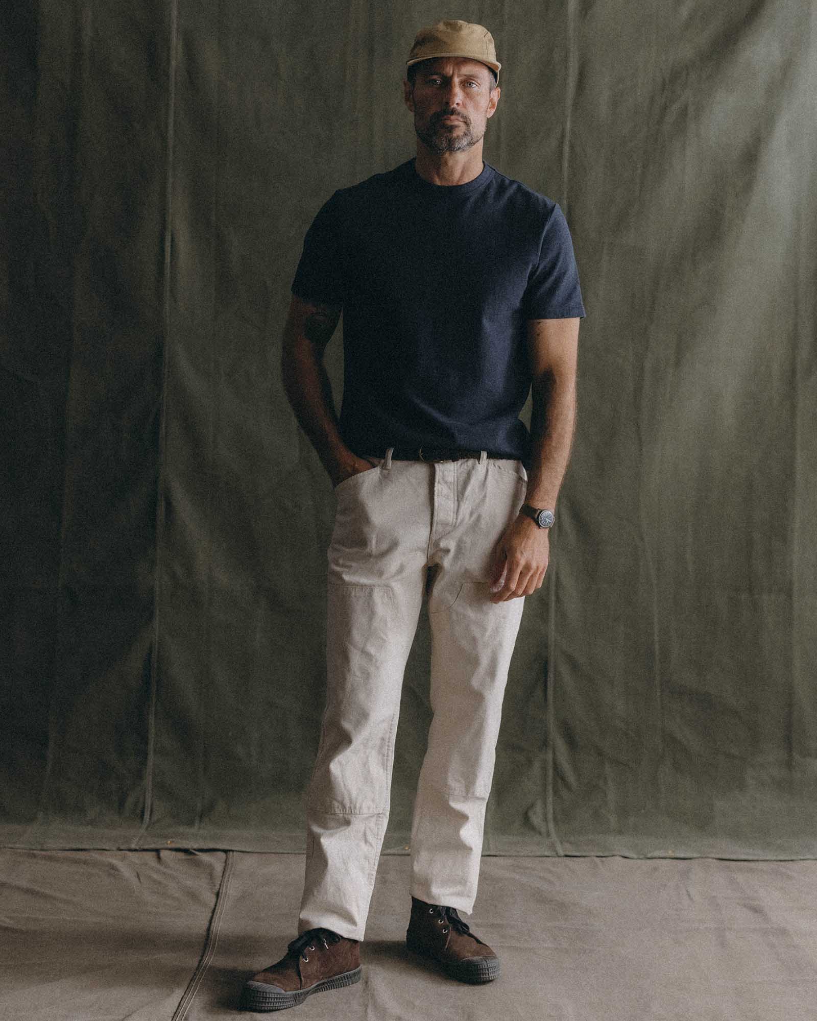 The Organic Cotton Shop Tee in Navy Twist | Modern Menswear by yycbvcnbmmnbm