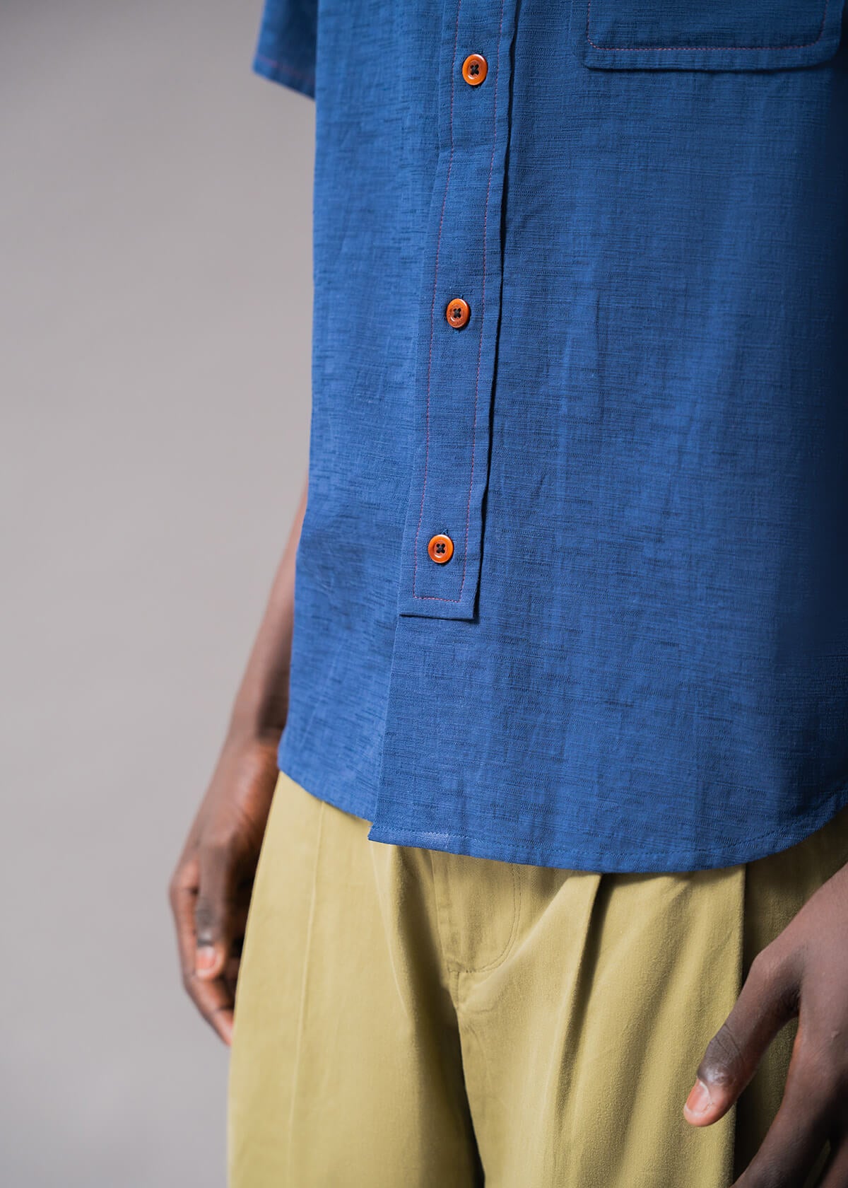 Offset Slub Navy | Modern Menswear by yycbvcnbmmnbm