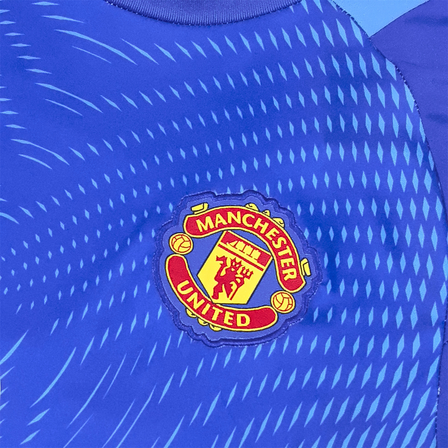 AlphaJersey-Manchester United 25-26 Blue Goalkeeper Jersey - Fans Version
