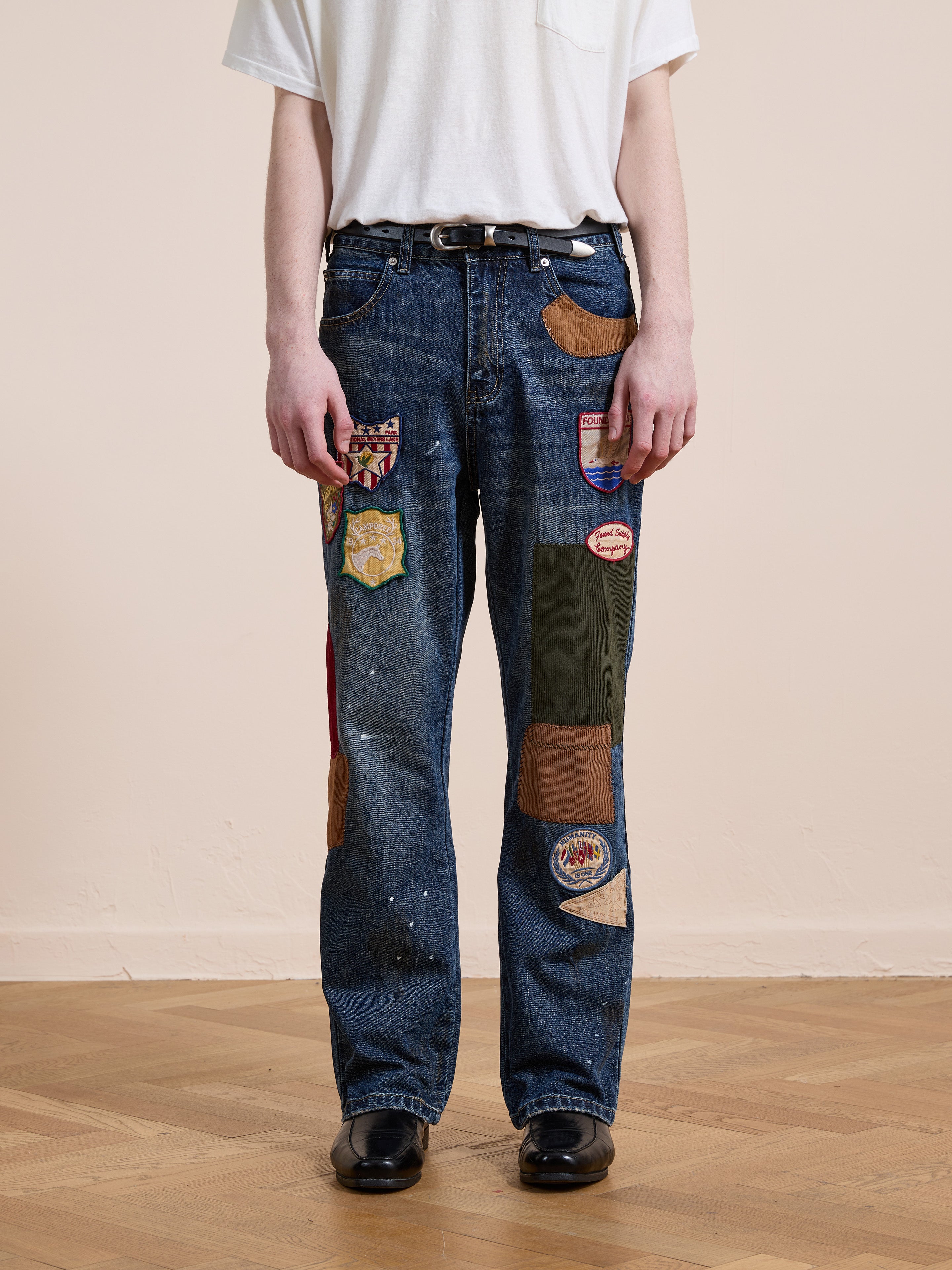 Patchwork Jeans | Modern Menswear by yycbvcnbmmnbm