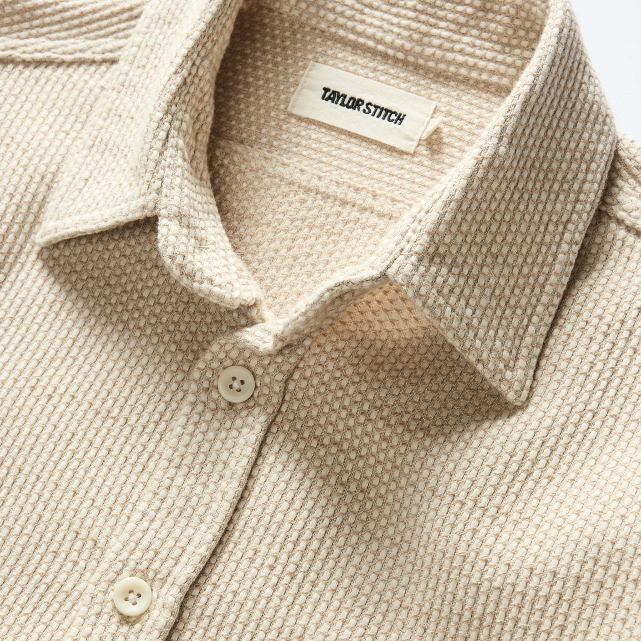 The Utility Shirt in Natural Sashiko | Modern Menswear by yycbvcnbmmnbm