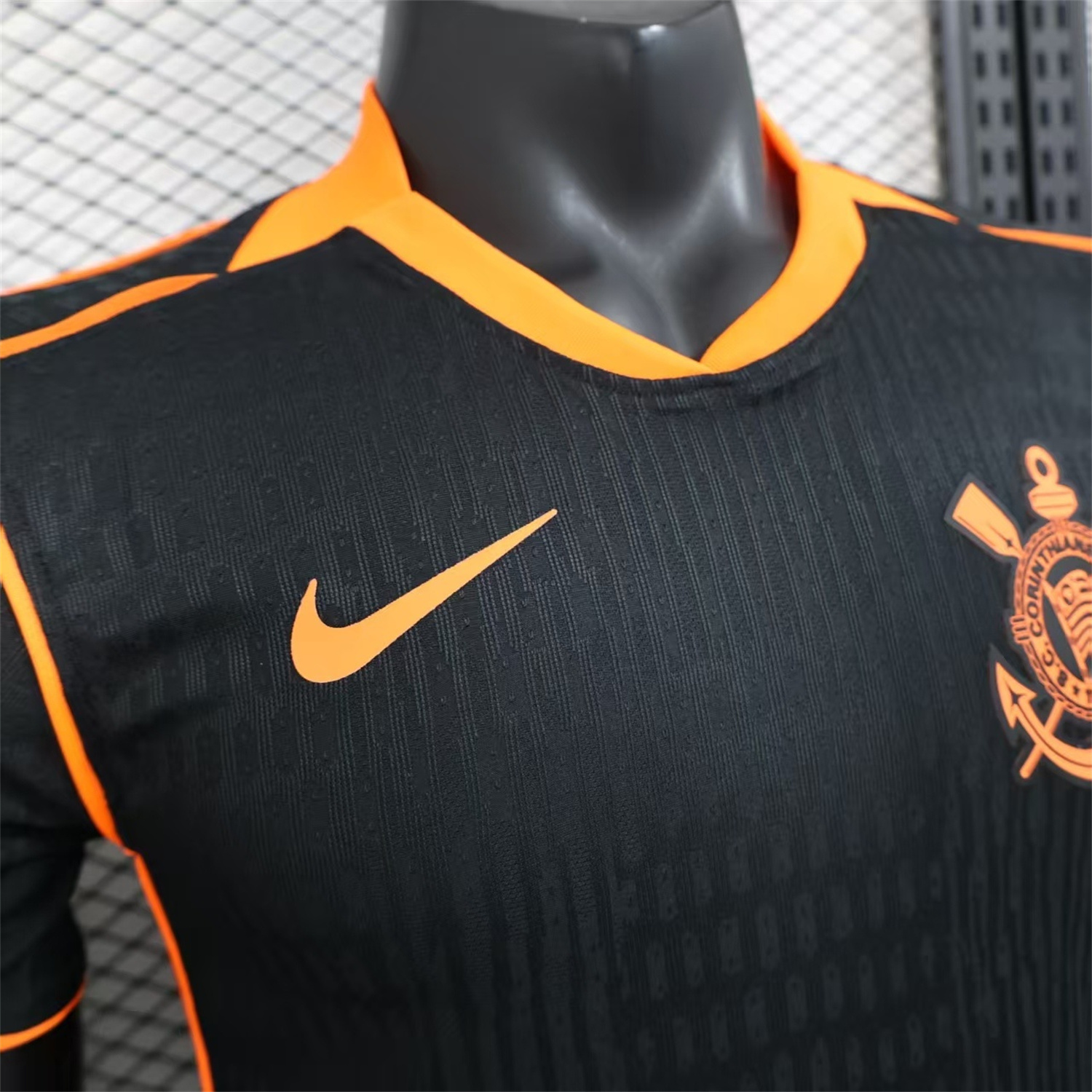 AlphaJersey-Corinthians 25-26 Third Black Jersey - Player Version