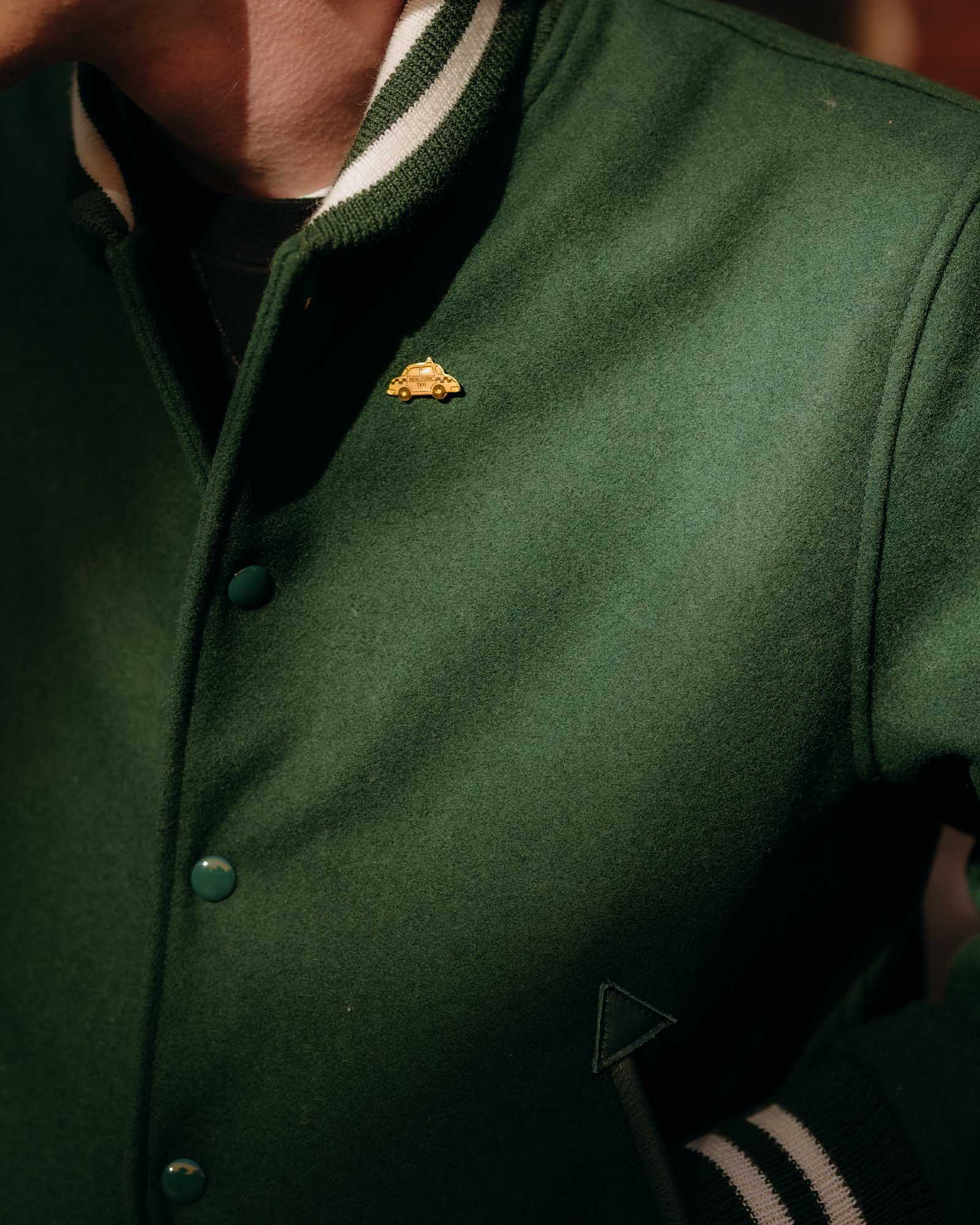 The Golden Bear Snap Bomber in Ivy Wool | Modern Menswear by yycbvcnbmmnbm