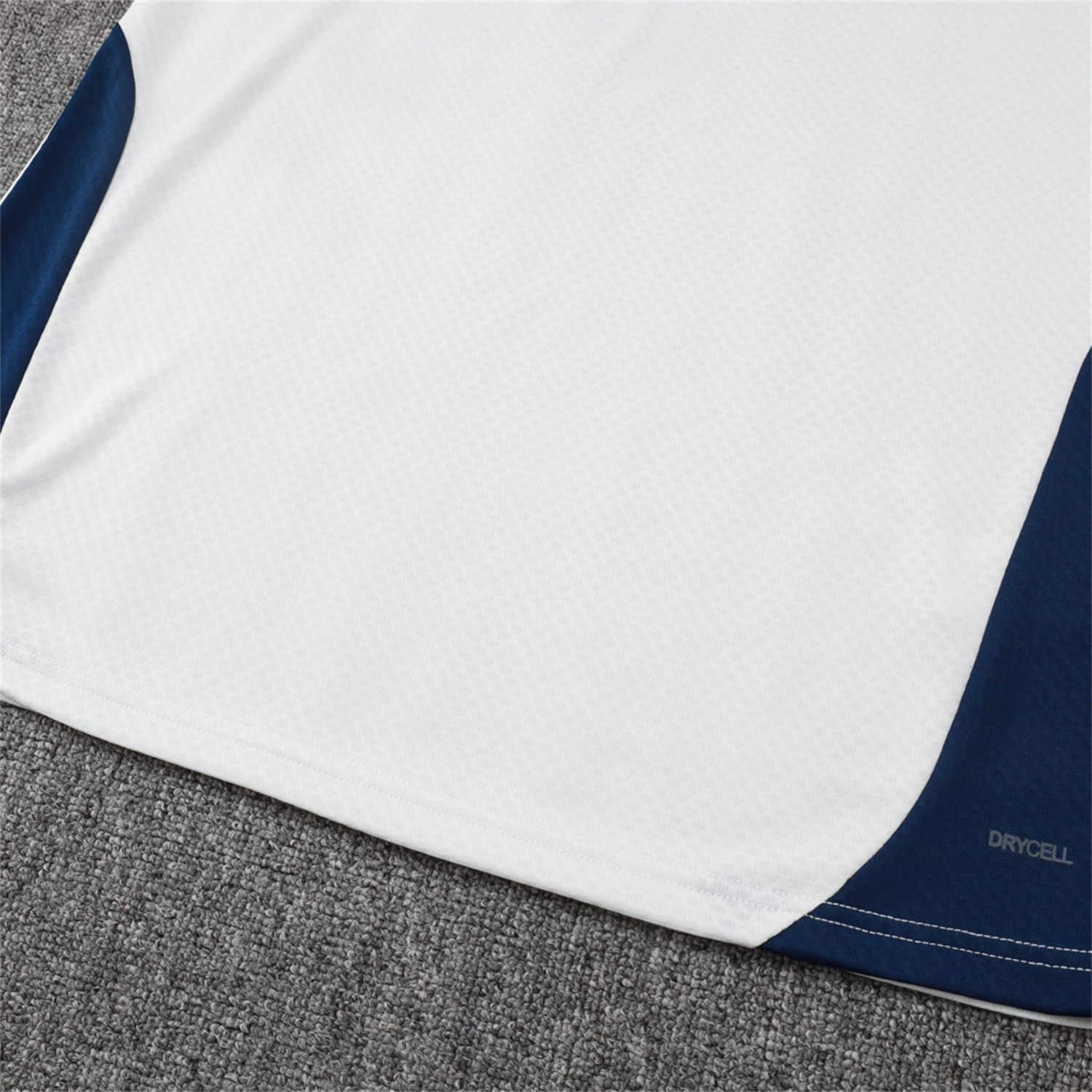 AlphaJersey-Portugal 25-26 Long Sleeve Training Set - Off White Top and Deep Blue Pants